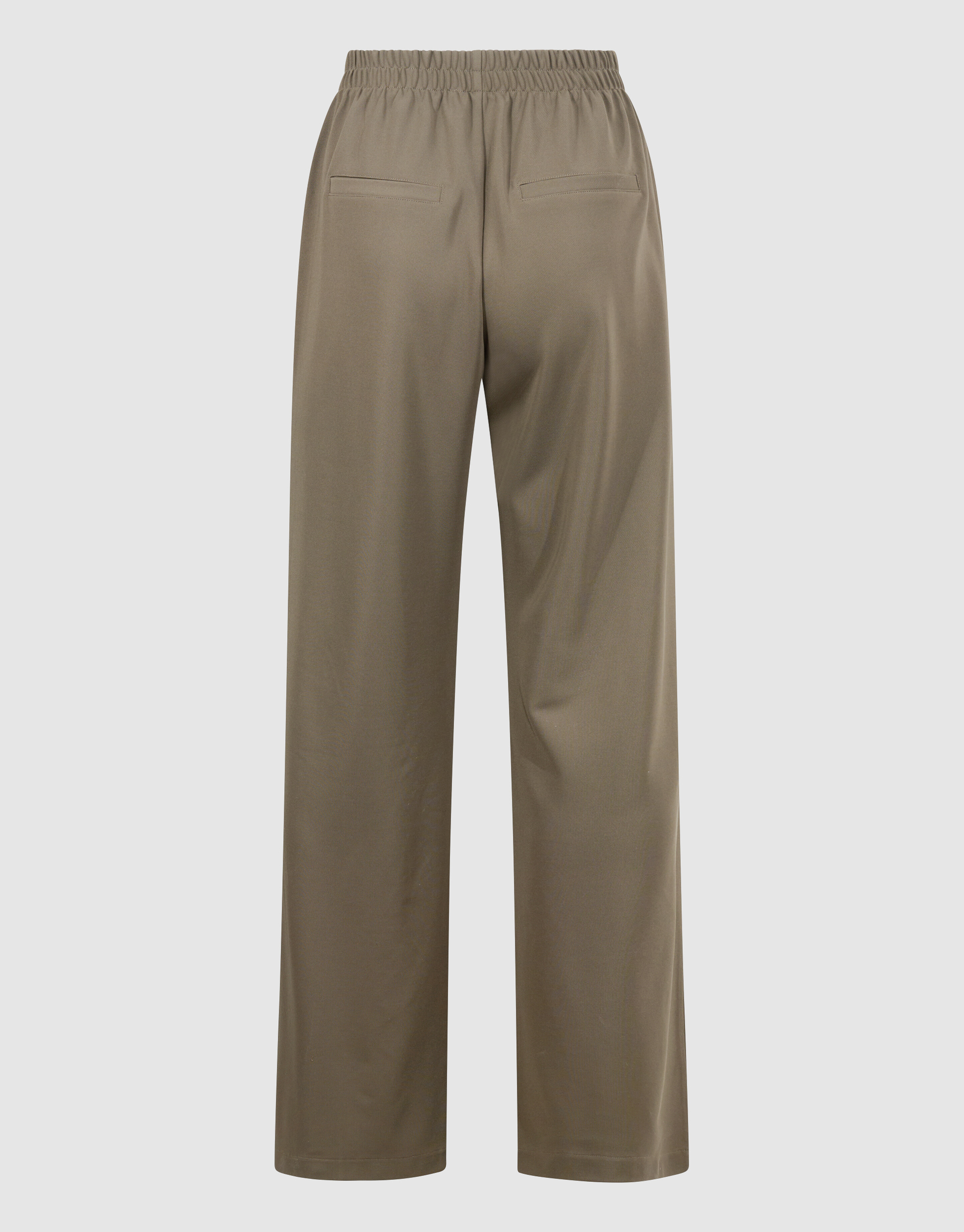 Basis Wide Leg Broek Donkergroen SHOEBY WOMEN