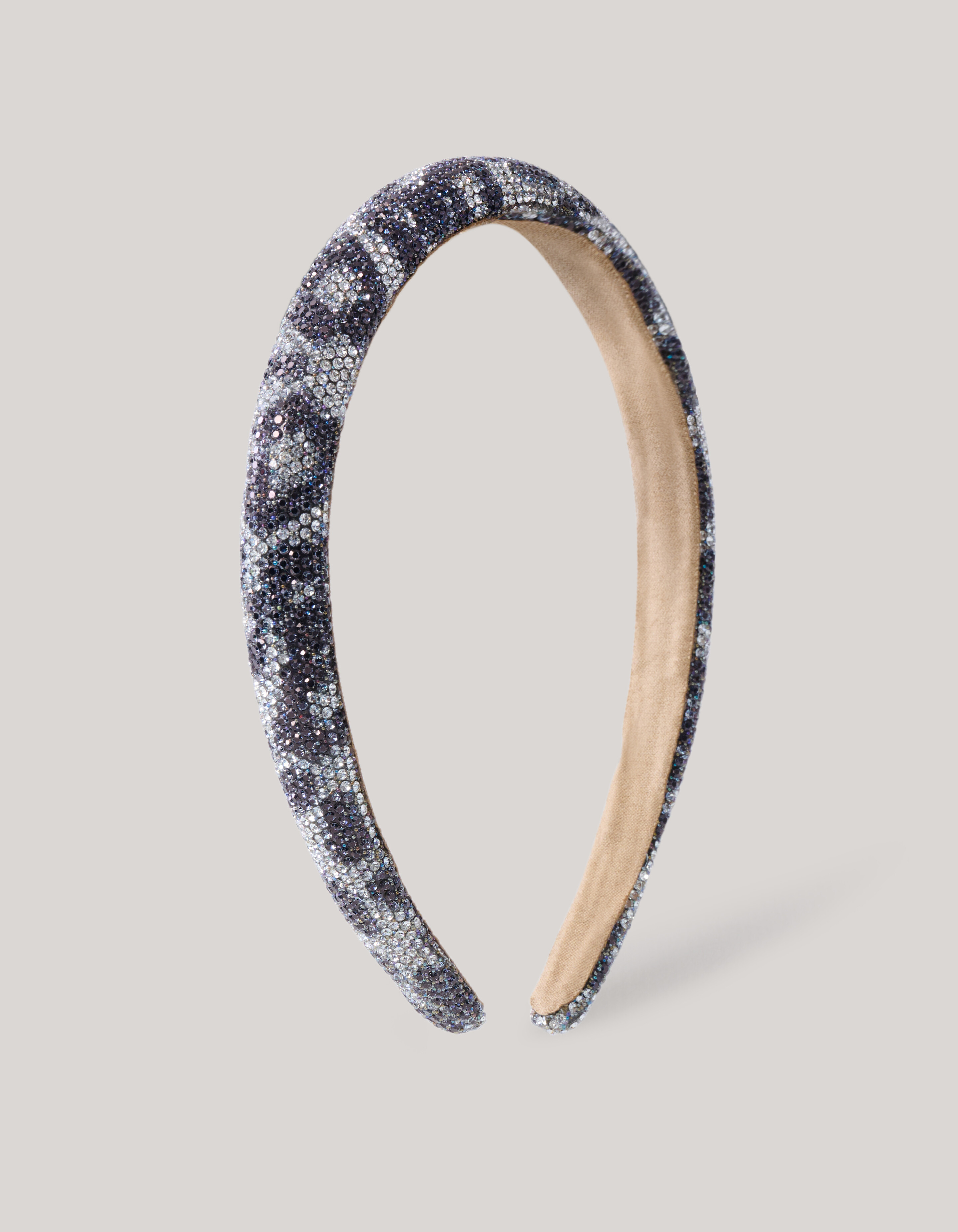 Strass Leopard Haarband Bruin SHOEBY ACCESSOIRES