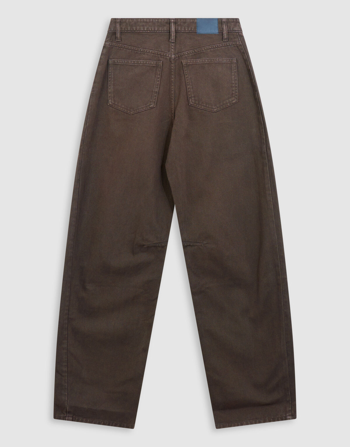 Clean Barrel Fit Jeans Bruin SHOEBY WOMEN