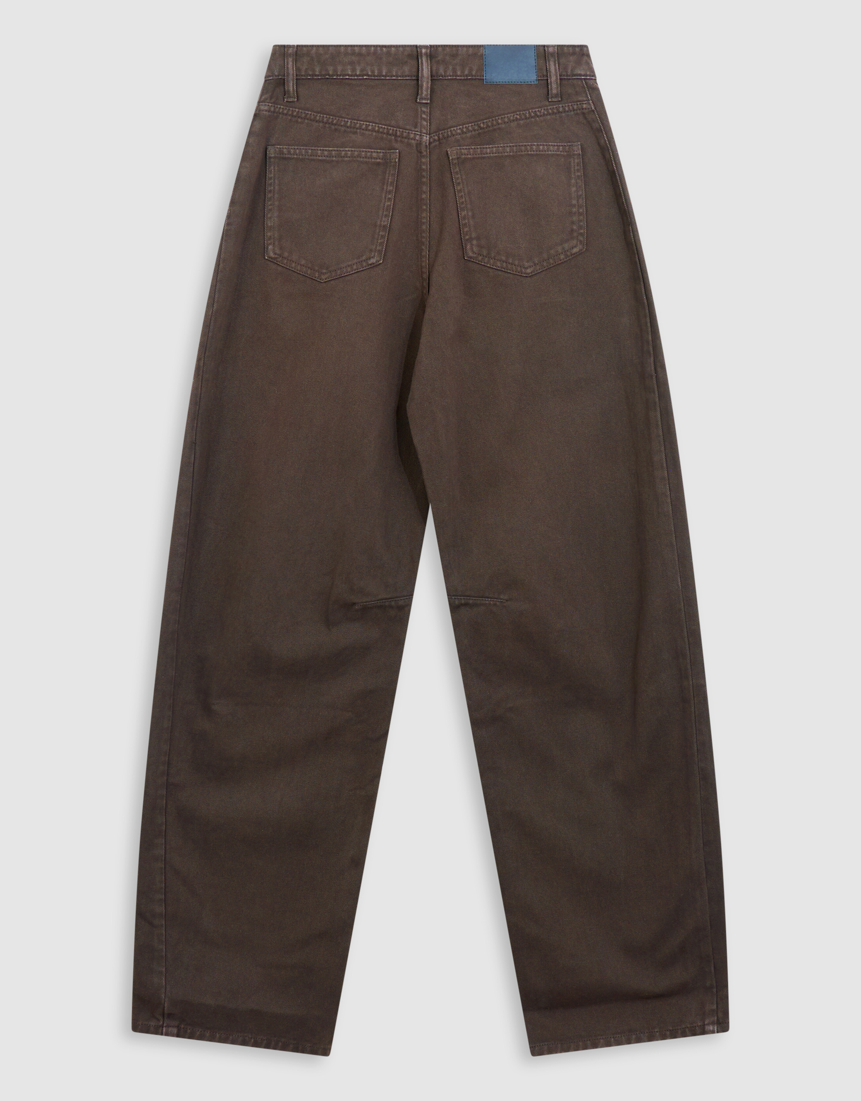 Clean Barrel Fit Jeans Bruin SHOEBY WOMEN