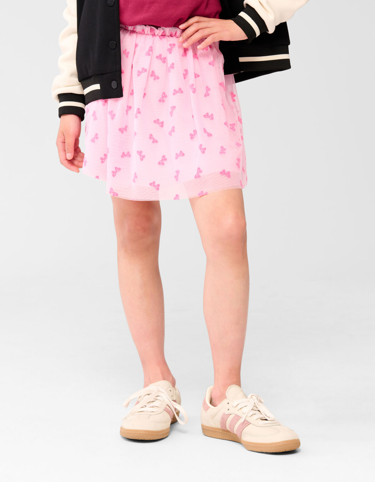 Mesh Strik Rok Roze SHOEBY GIRLS