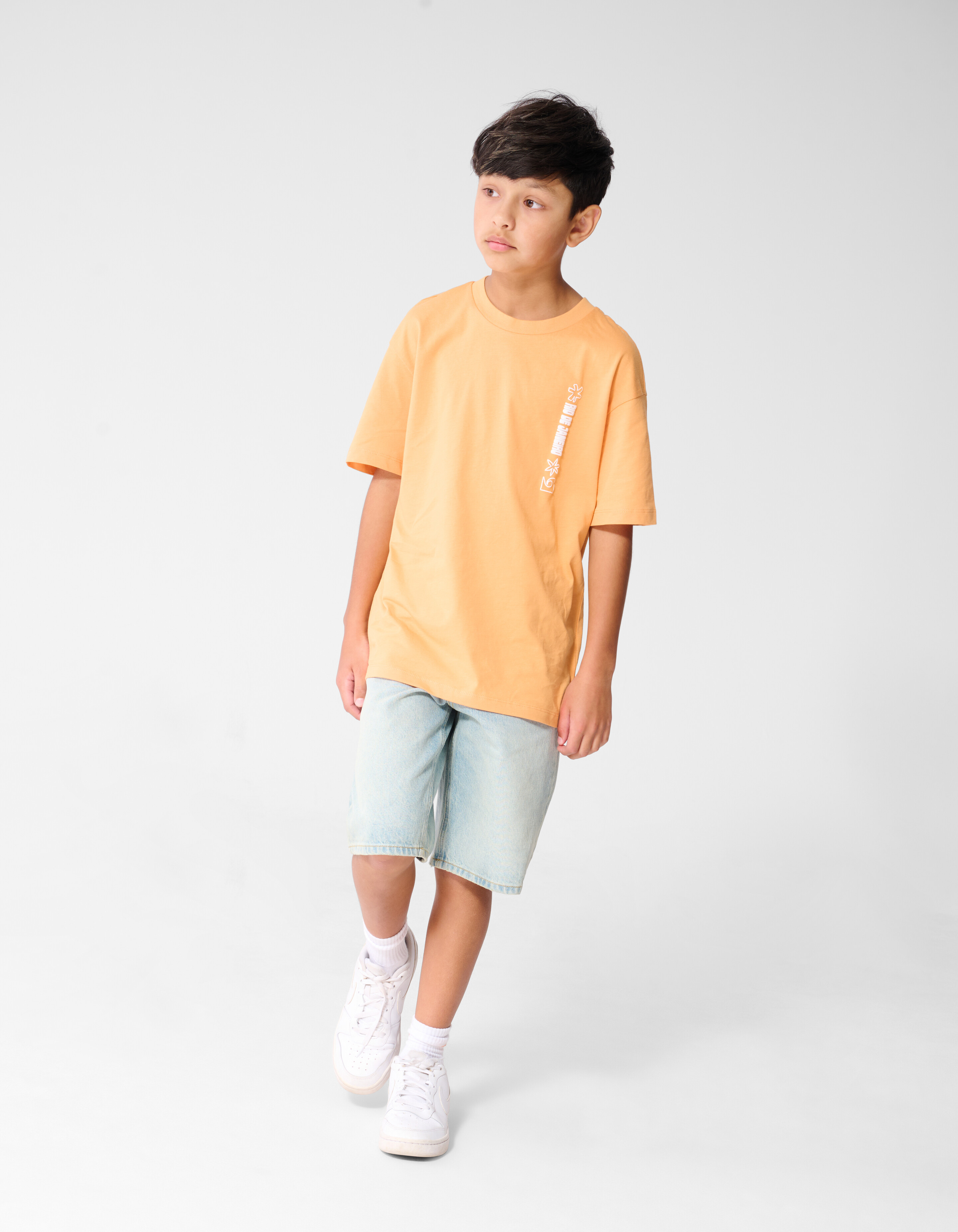 Holiday Artwork T-shirt Lichtoranje SHOEBY BOYS