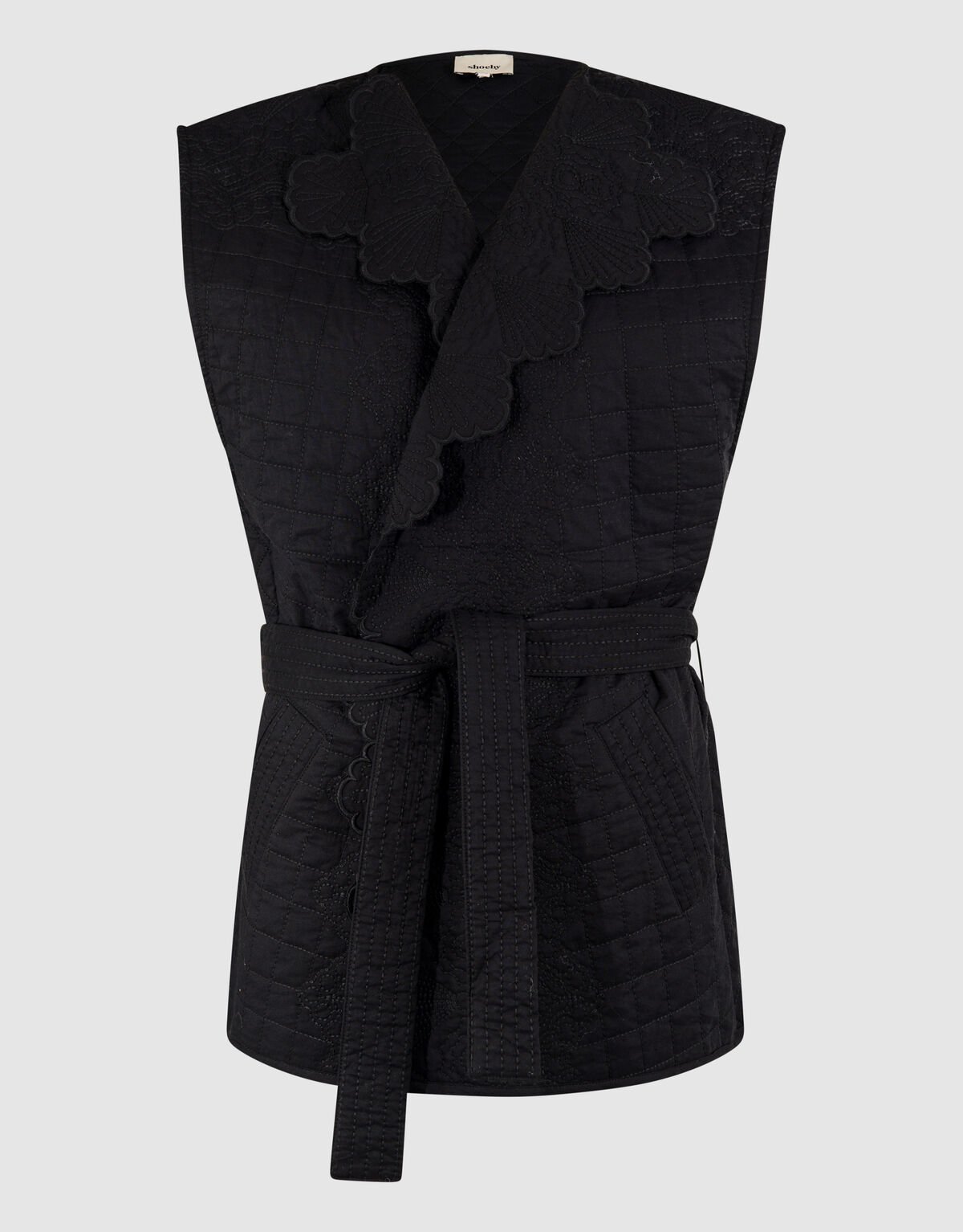 Quilted Gilet Zwart By Mieke SHOEBY WOMEN