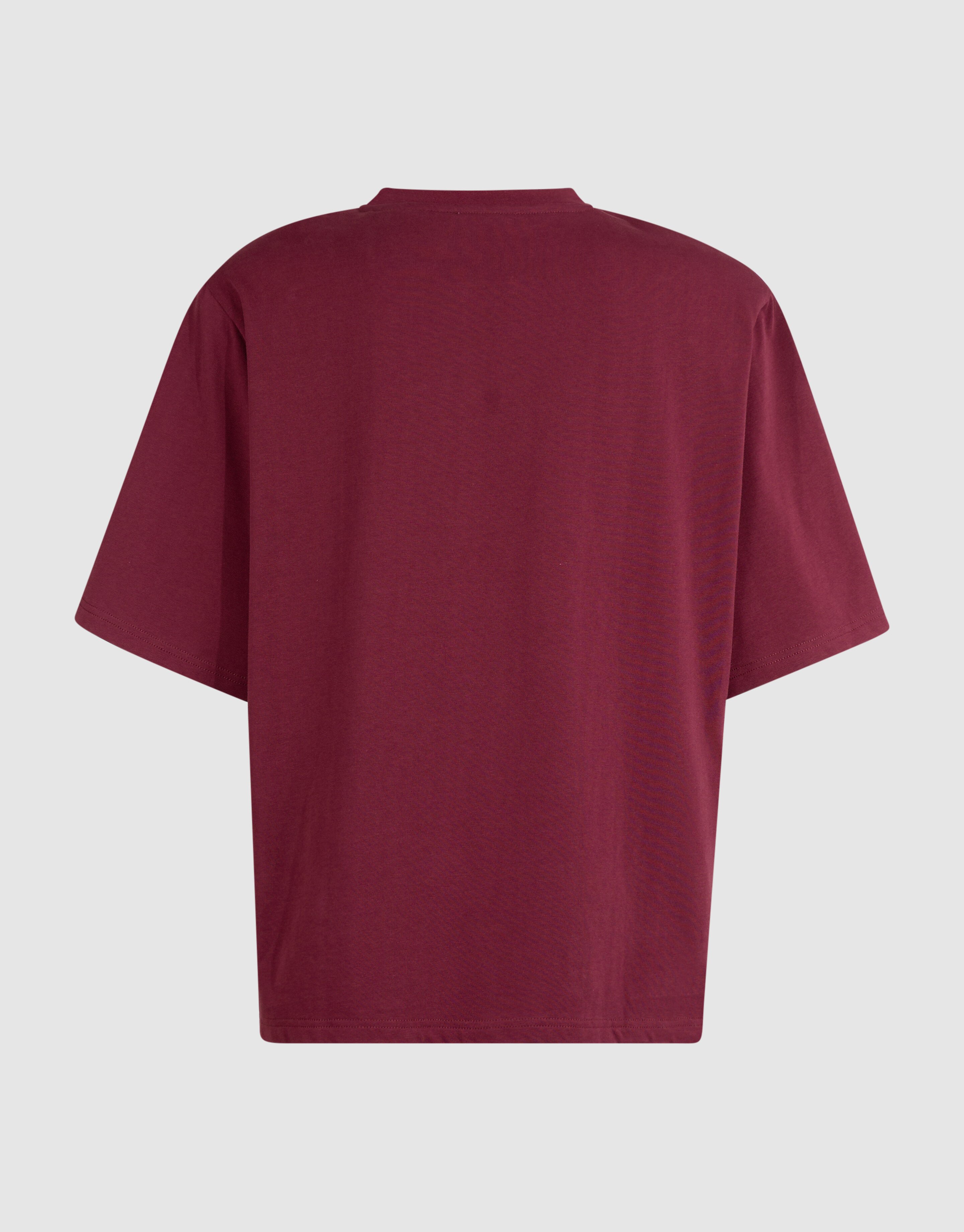 Split T-shirt Donkerrood SHOEBY WOMEN