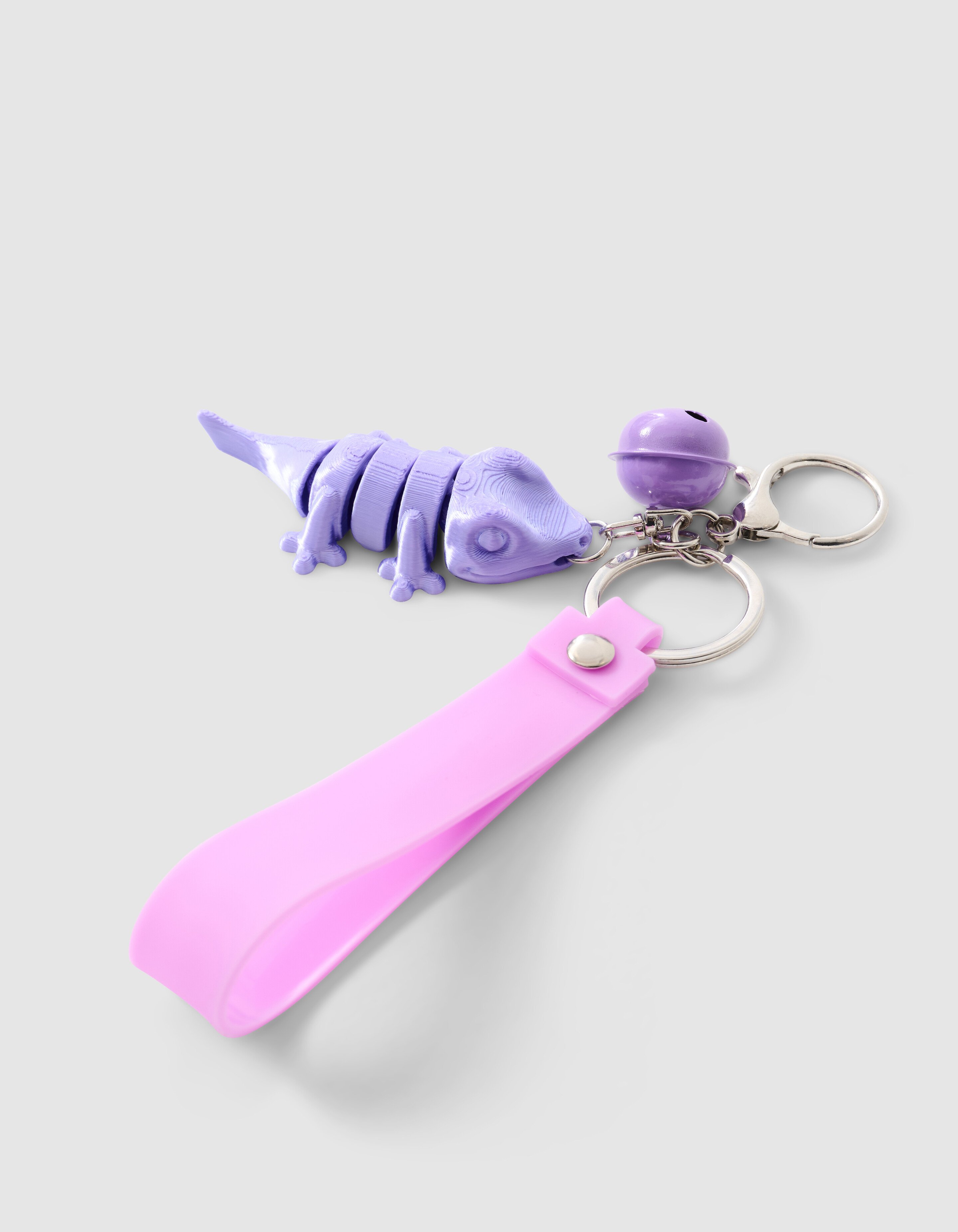 Krokodil Sleutelhanger Paars SHOEBY ACCESSOIRES