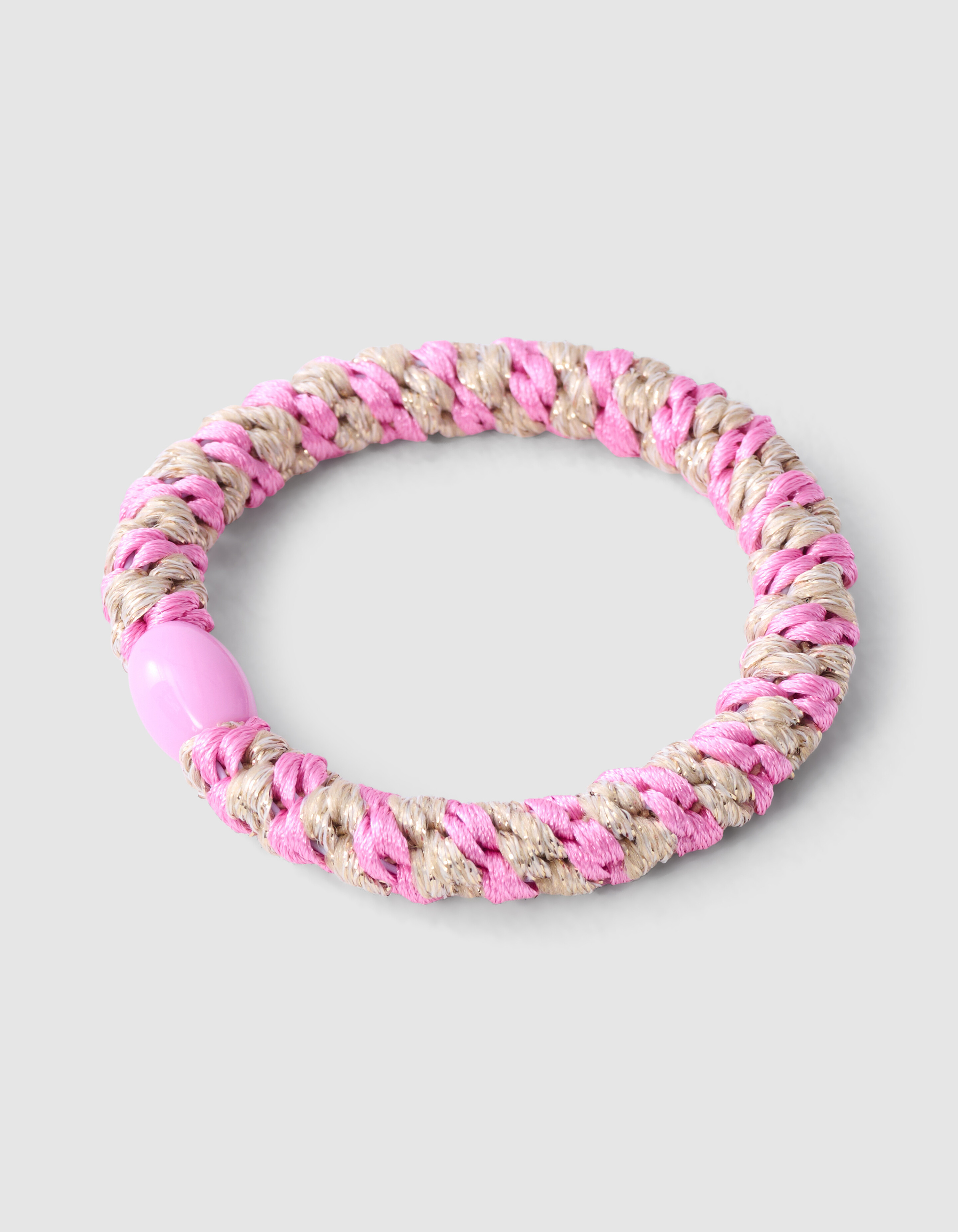 Lurex Haarelastiek Lichtroze SHOEBY ACCESSOIRES