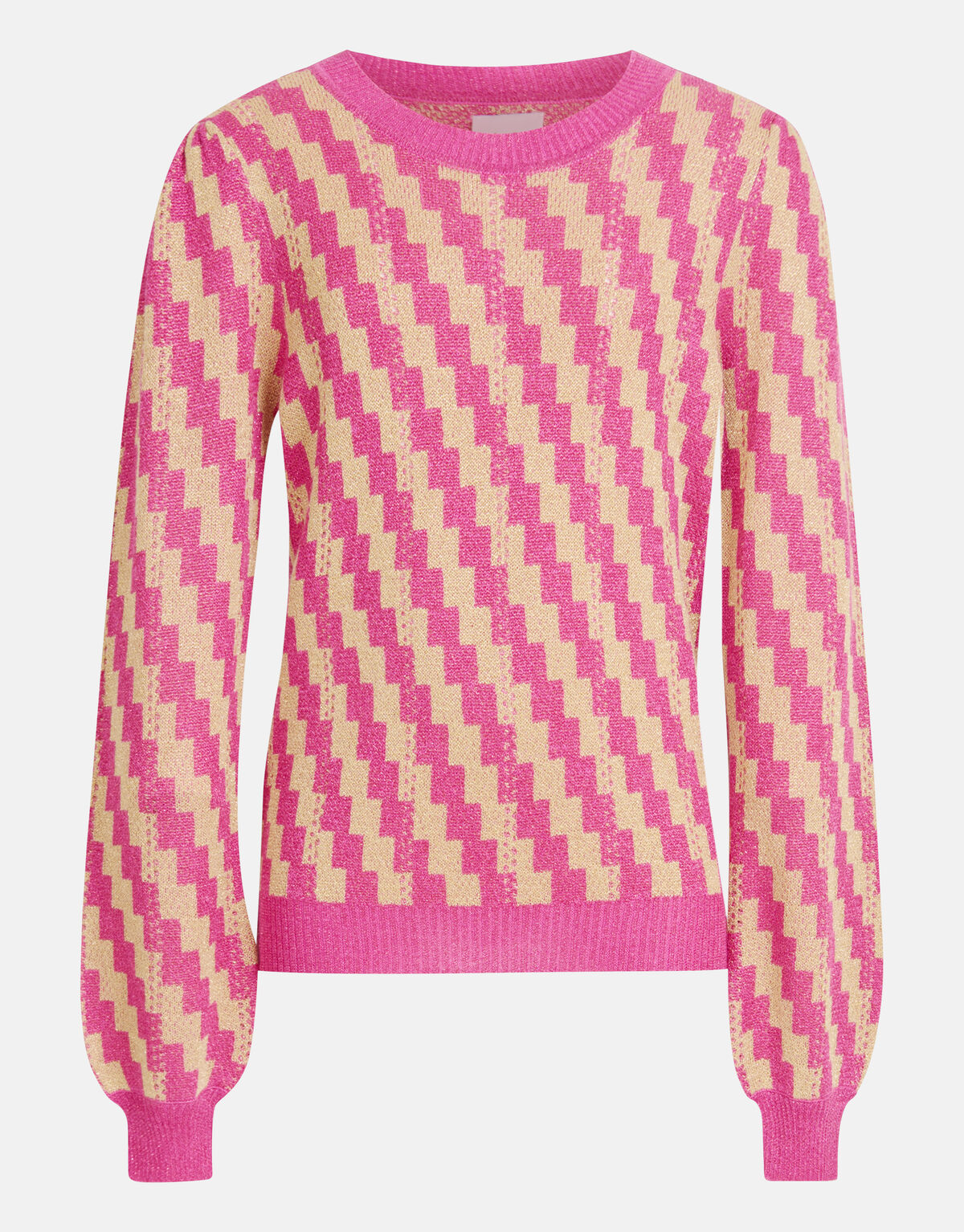 Jacquard Trui Goud SHOEBY GIRLS