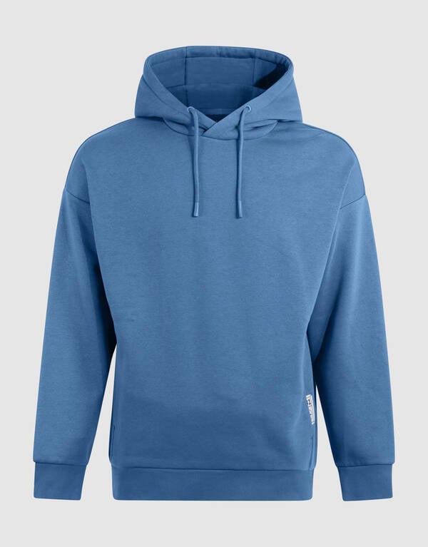 Label Sweat Hoodie Blauw SHOEBY MEN