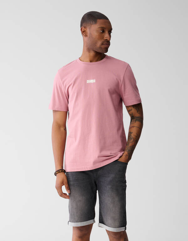 Anywhere Artwork T-shirt Roze SHOEBY MEN