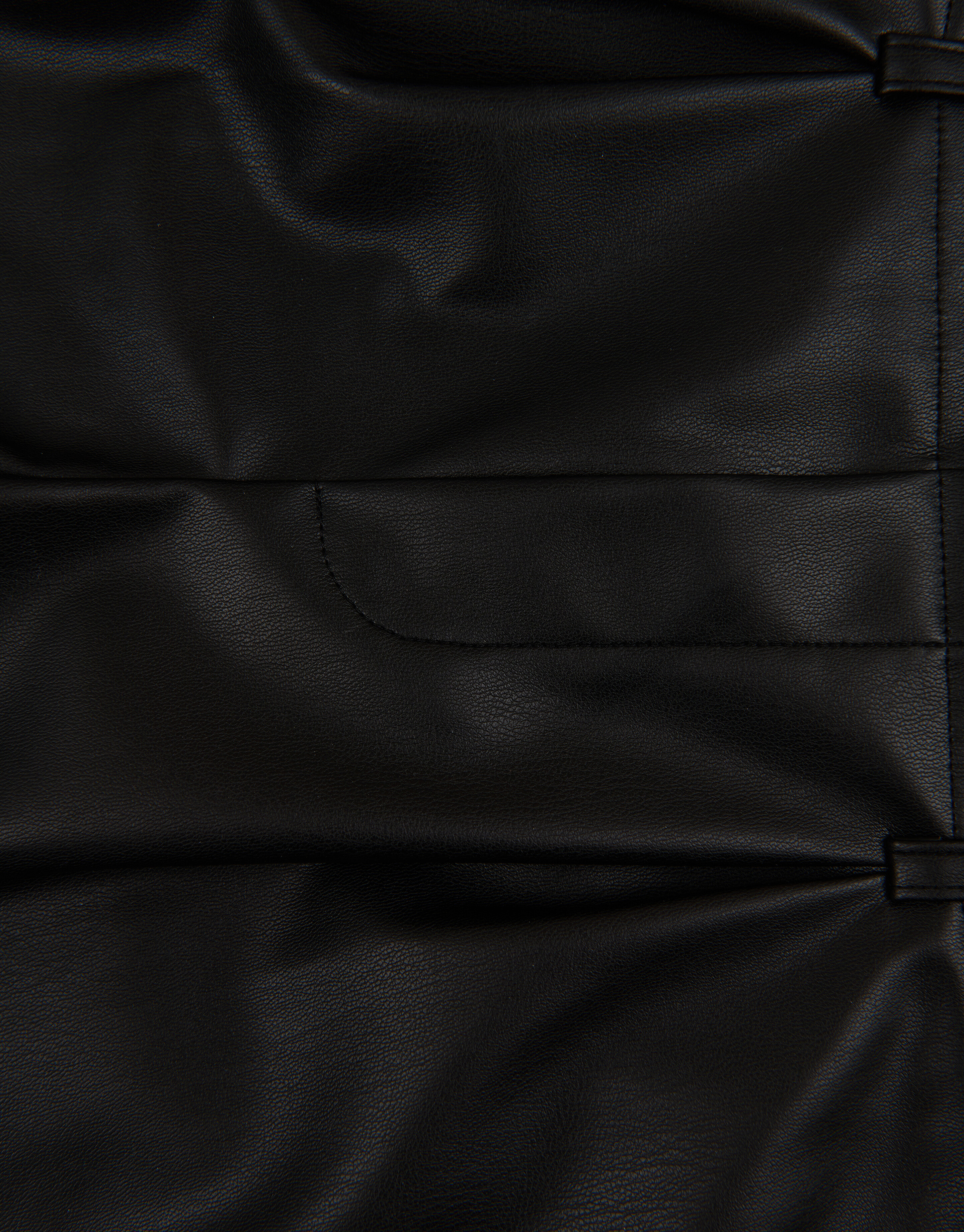 Vegan Leren Short Zwart JILL&MITCH