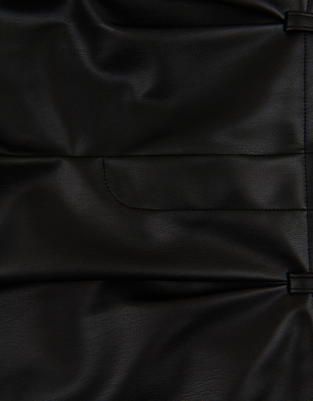 Vegan Leren Short Zwart JILL&MITCH