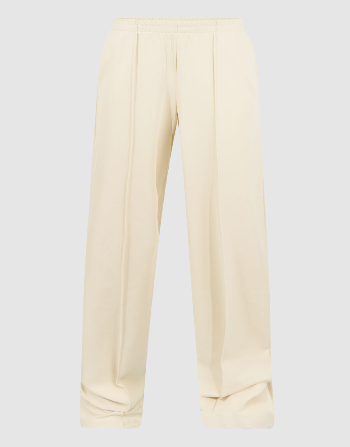 Basis Wide Leg Broek Gebroken Wit SHOEBY WOMEN