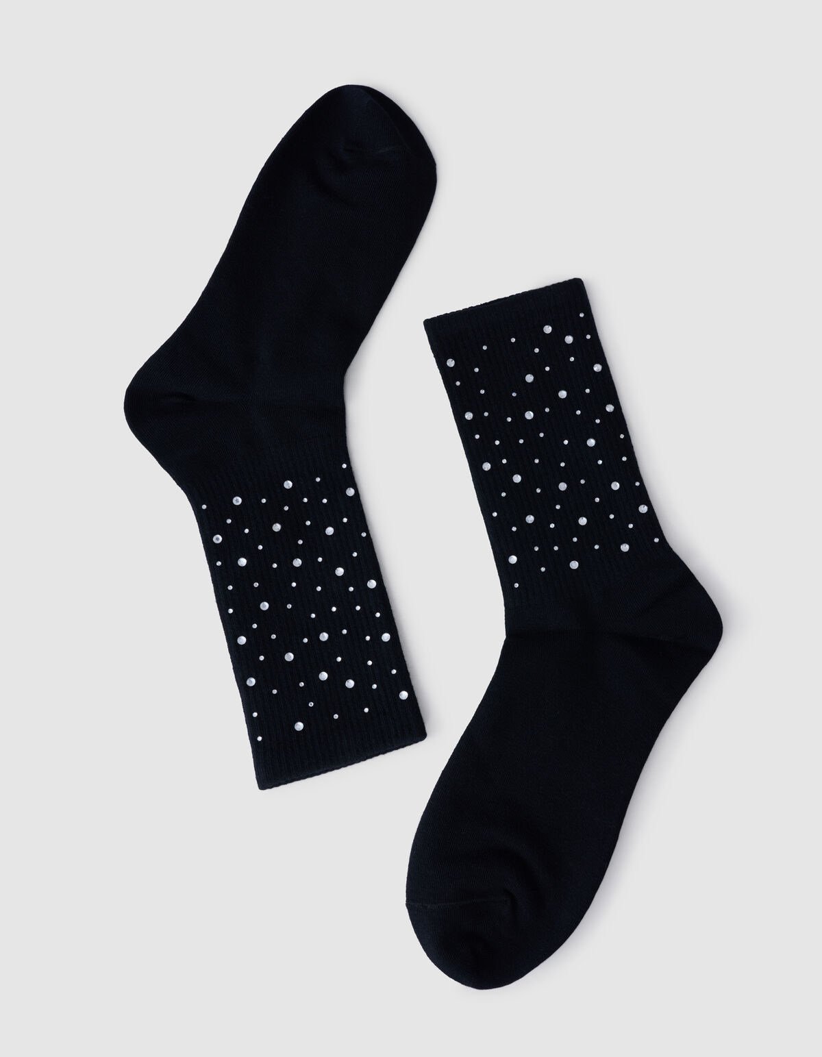 Strass Sokken Zwart SHOEBY ACCESSOIRES