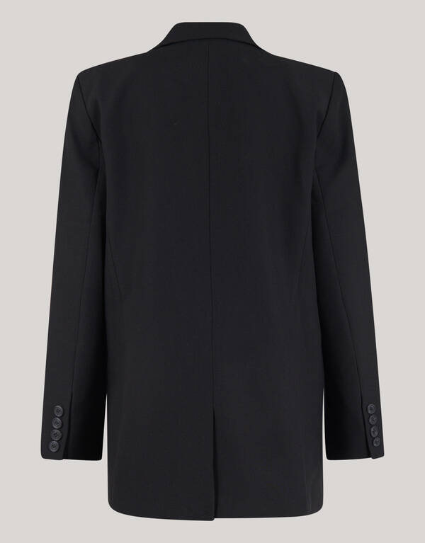 Strass Letter Blazer Zwart SHOEBY WOMEN