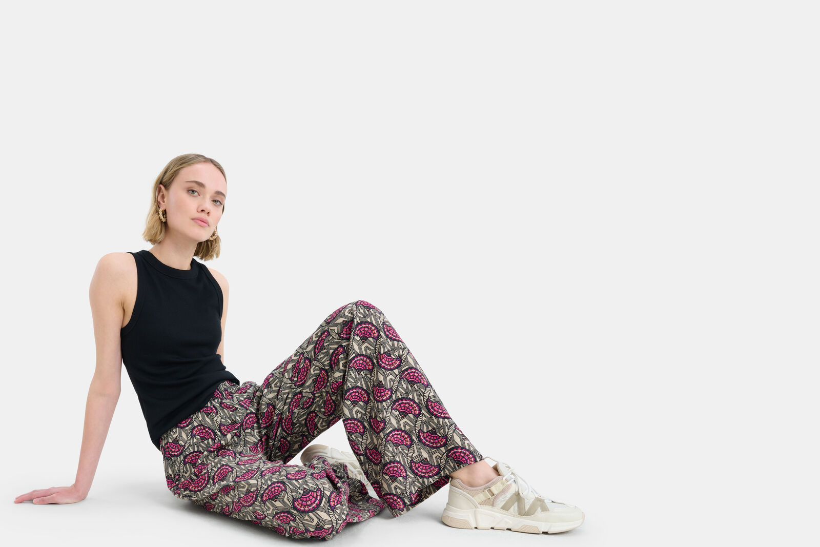 Sand Wide Leg Pants