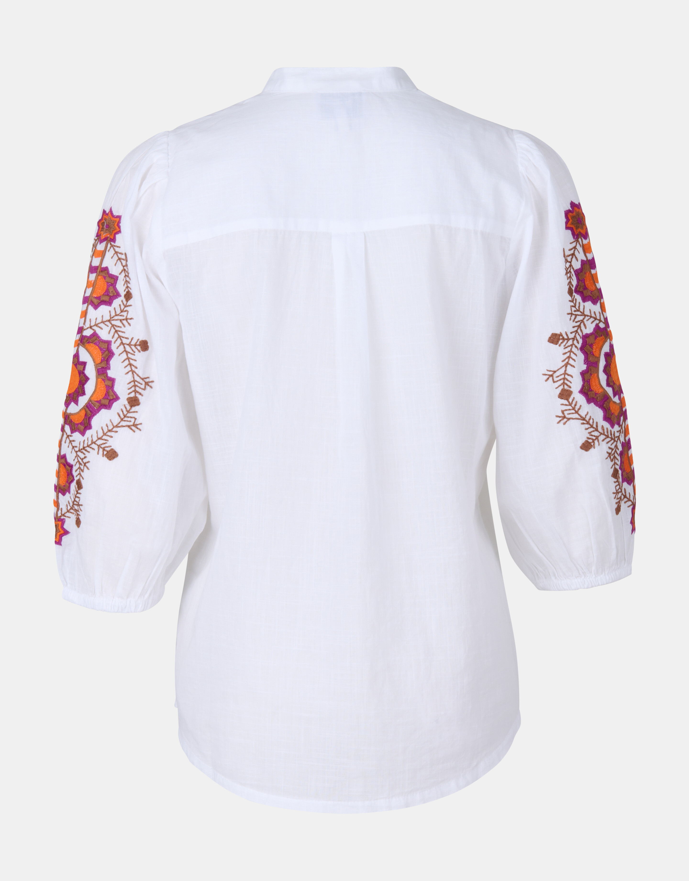 Coco Sleeve Blouse Wit/Paars SHOEBY WOMEN