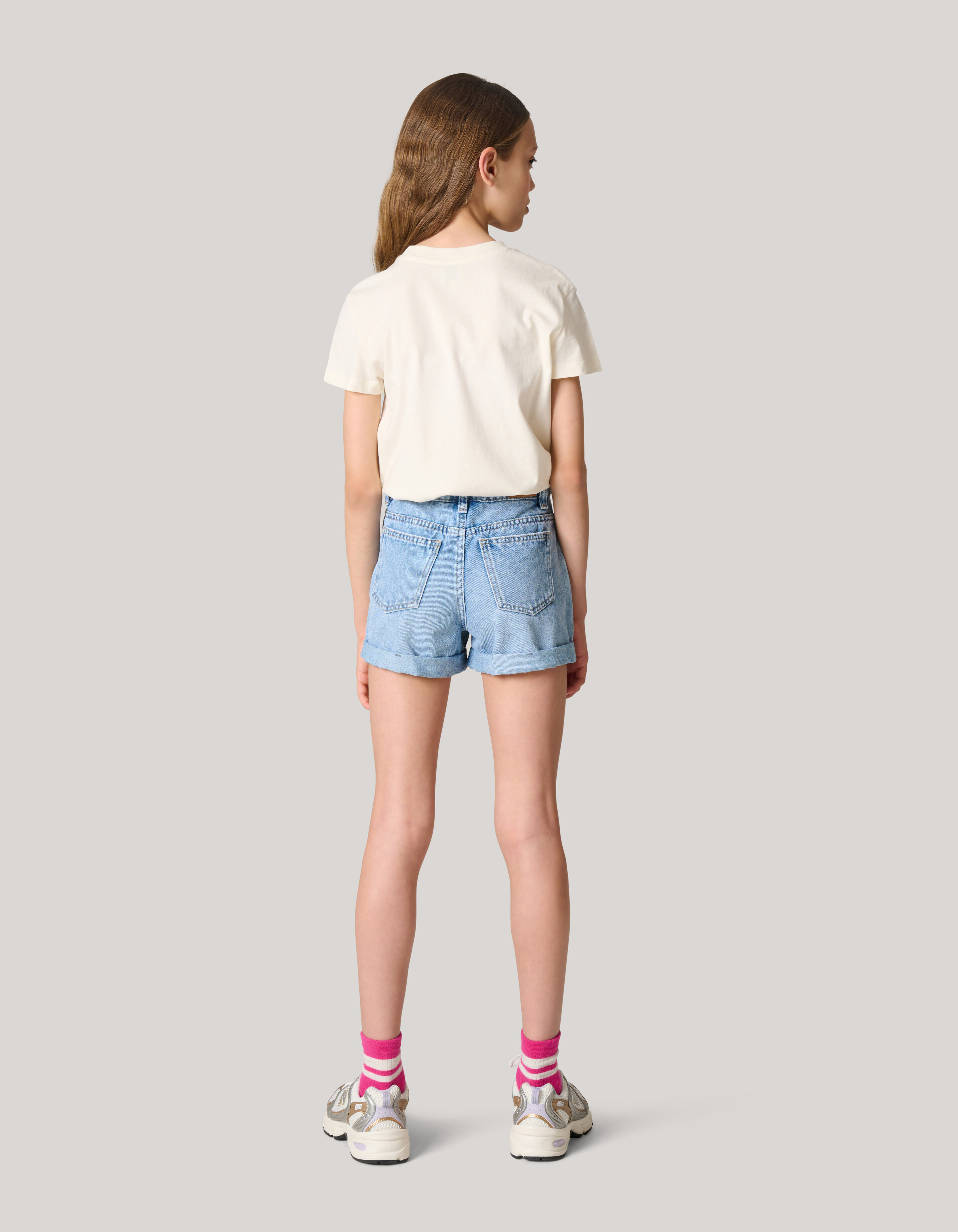 Artwork T-shirt Gebroken Wit SHOEBY GIRLS