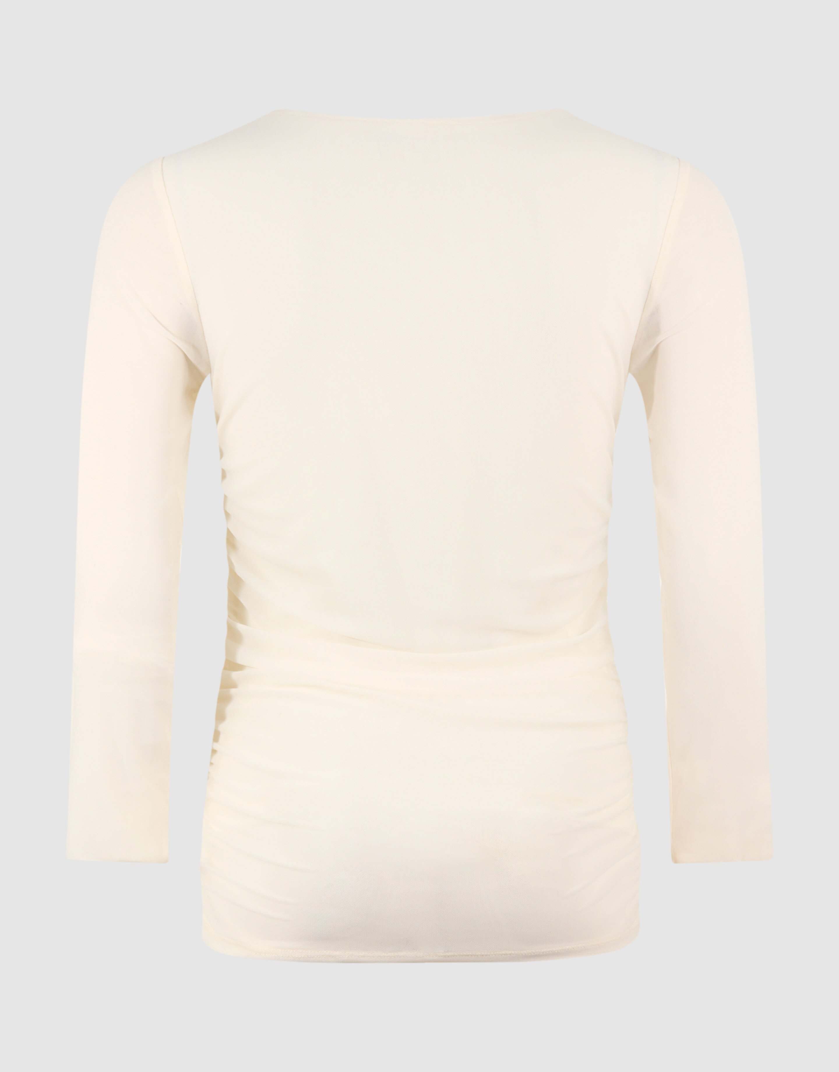 Sheering Mesh Top Gebroken Wit SHOEBY WOMEN