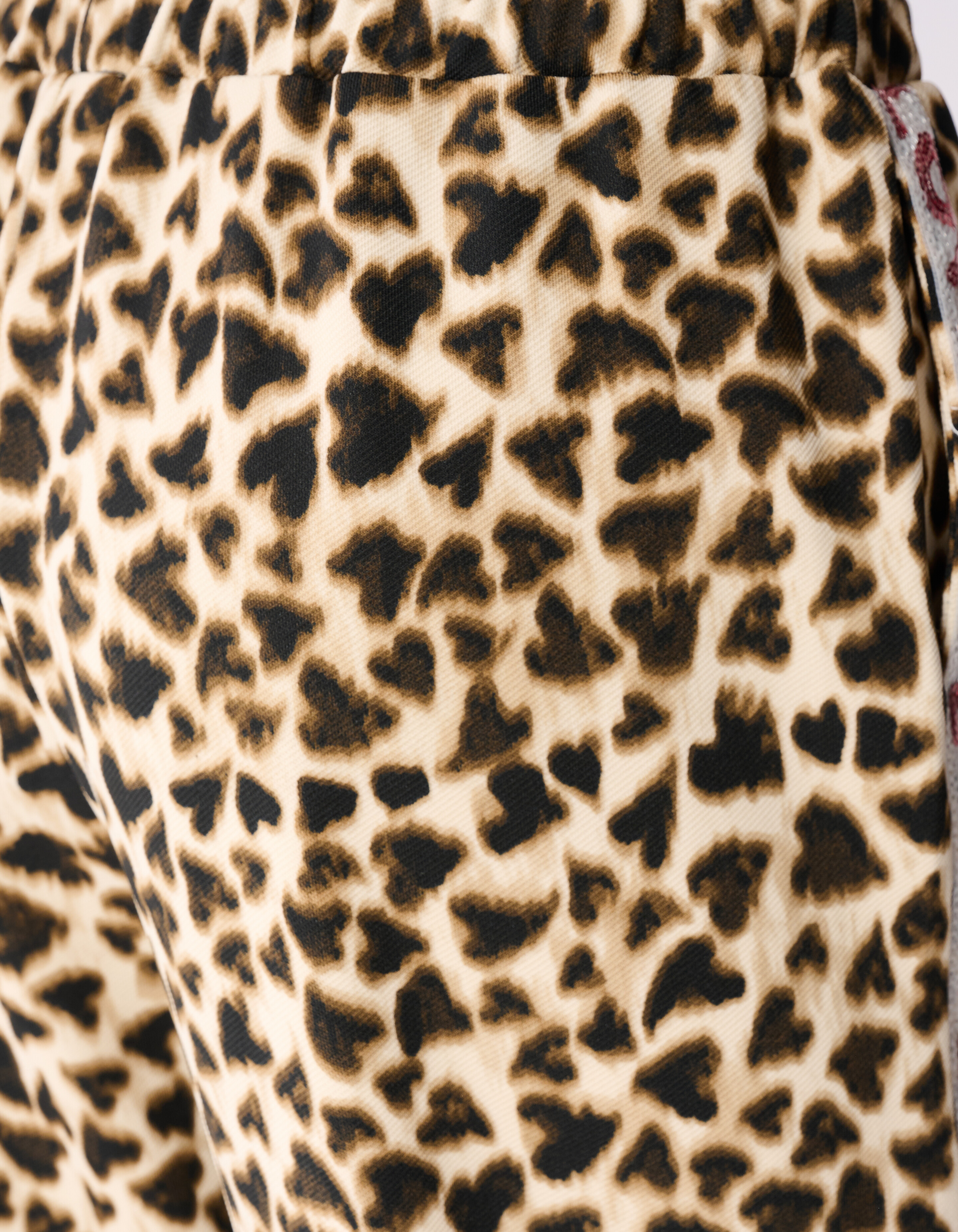 Leopard Heart Broek Lichtbruin SHOEBY GIRLS