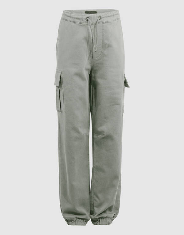 Loose Fit Jog Cargo Broek Khaki SHOEBY BOYS