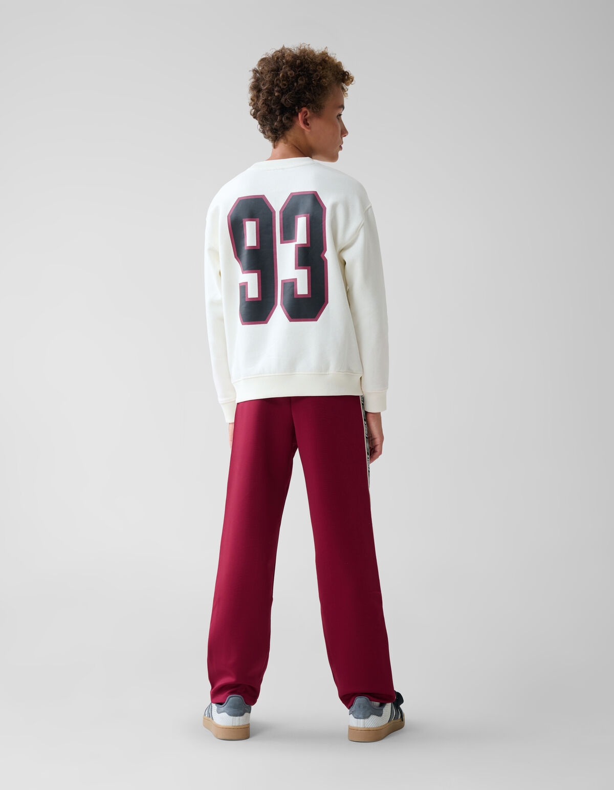 Artwork Sweater Gebroken Wit SHOEBY BOYS