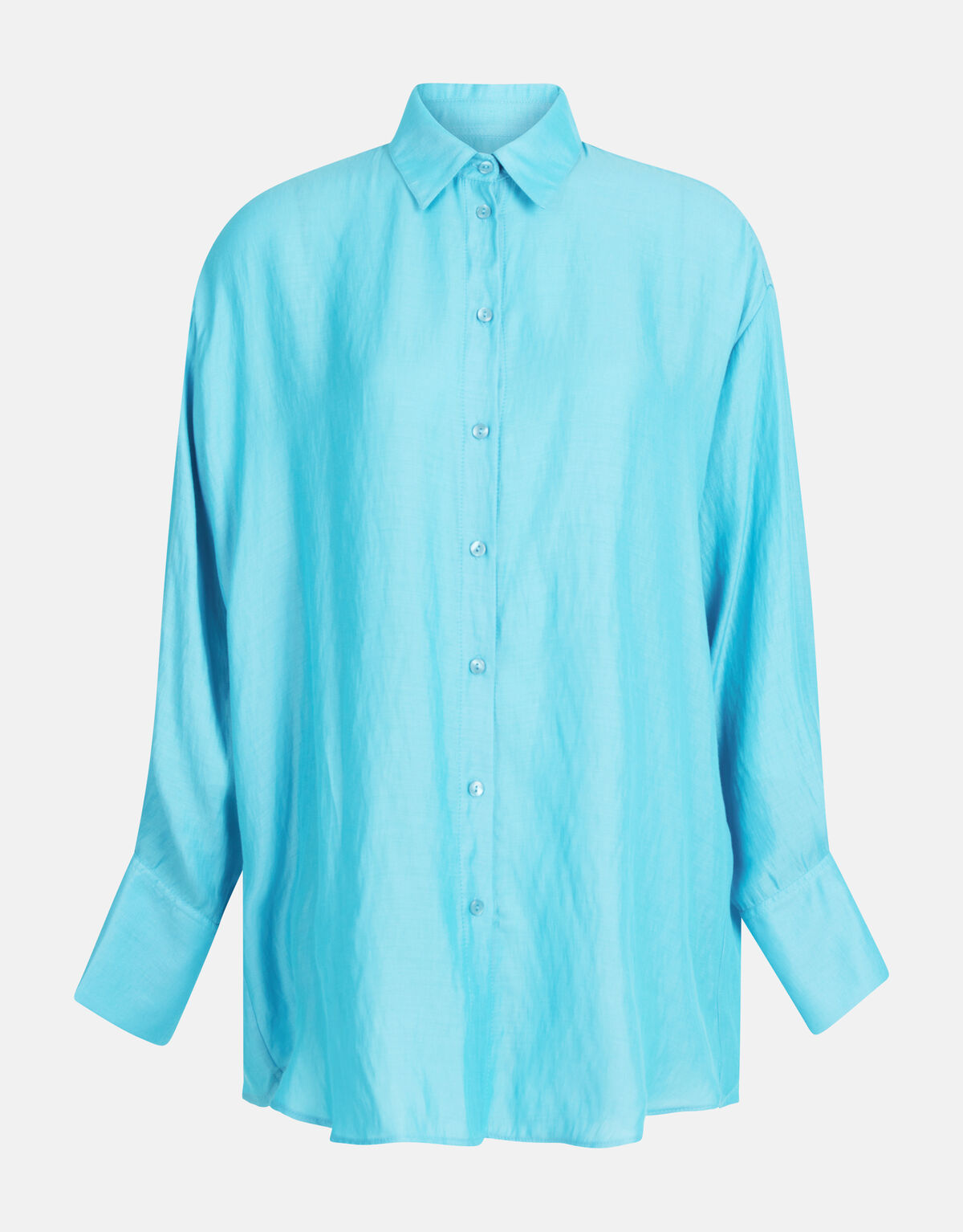 Washed Blouse Jurk Blauw SHOEBY WOMEN