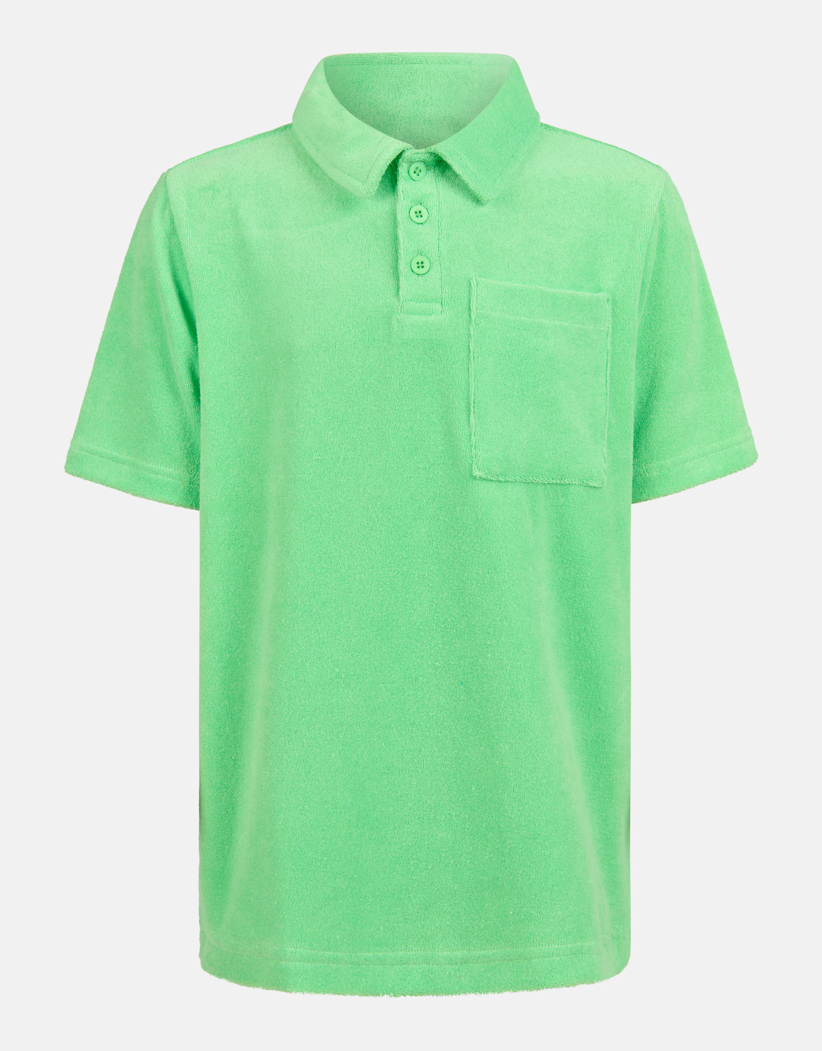 Towelling Polo Groen SHOEBY BOYS