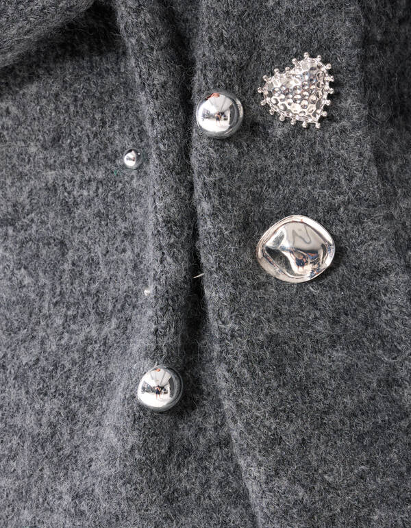 Pin Broche Set Zilver SHOEBY ACCESSOIRES