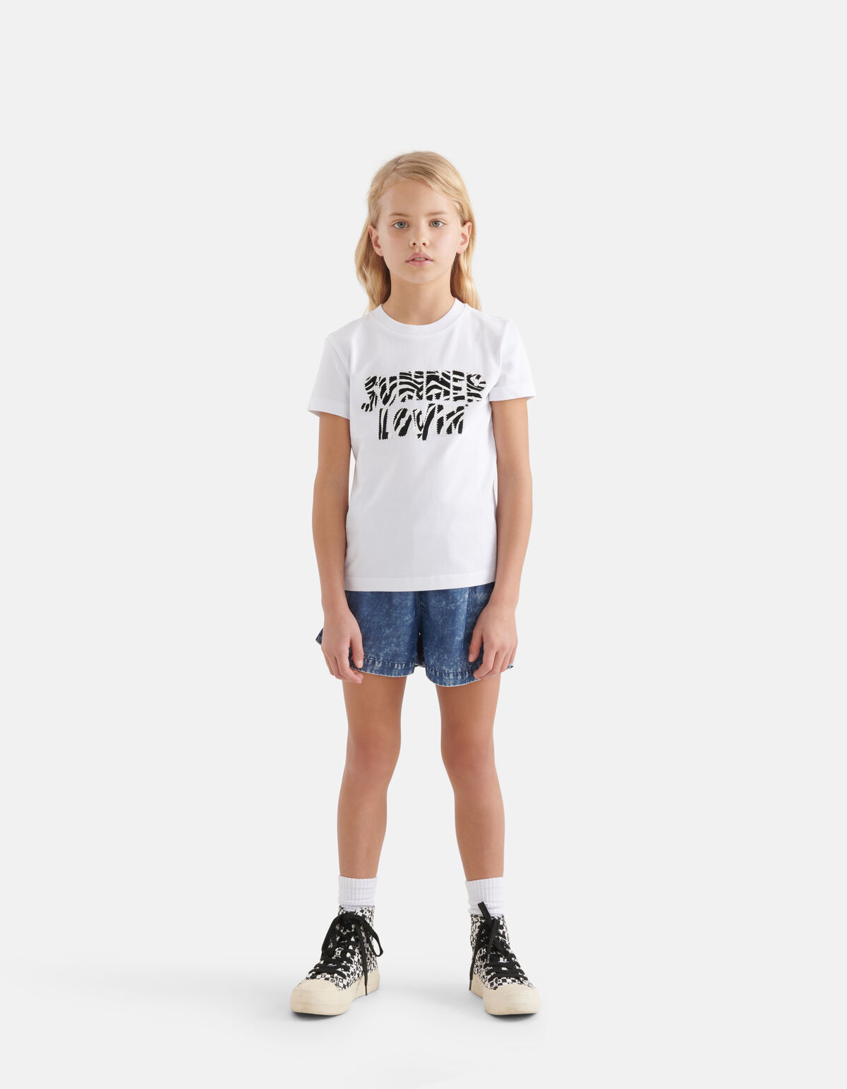 Braided Short Lichtblauw SHOEBY GIRLS