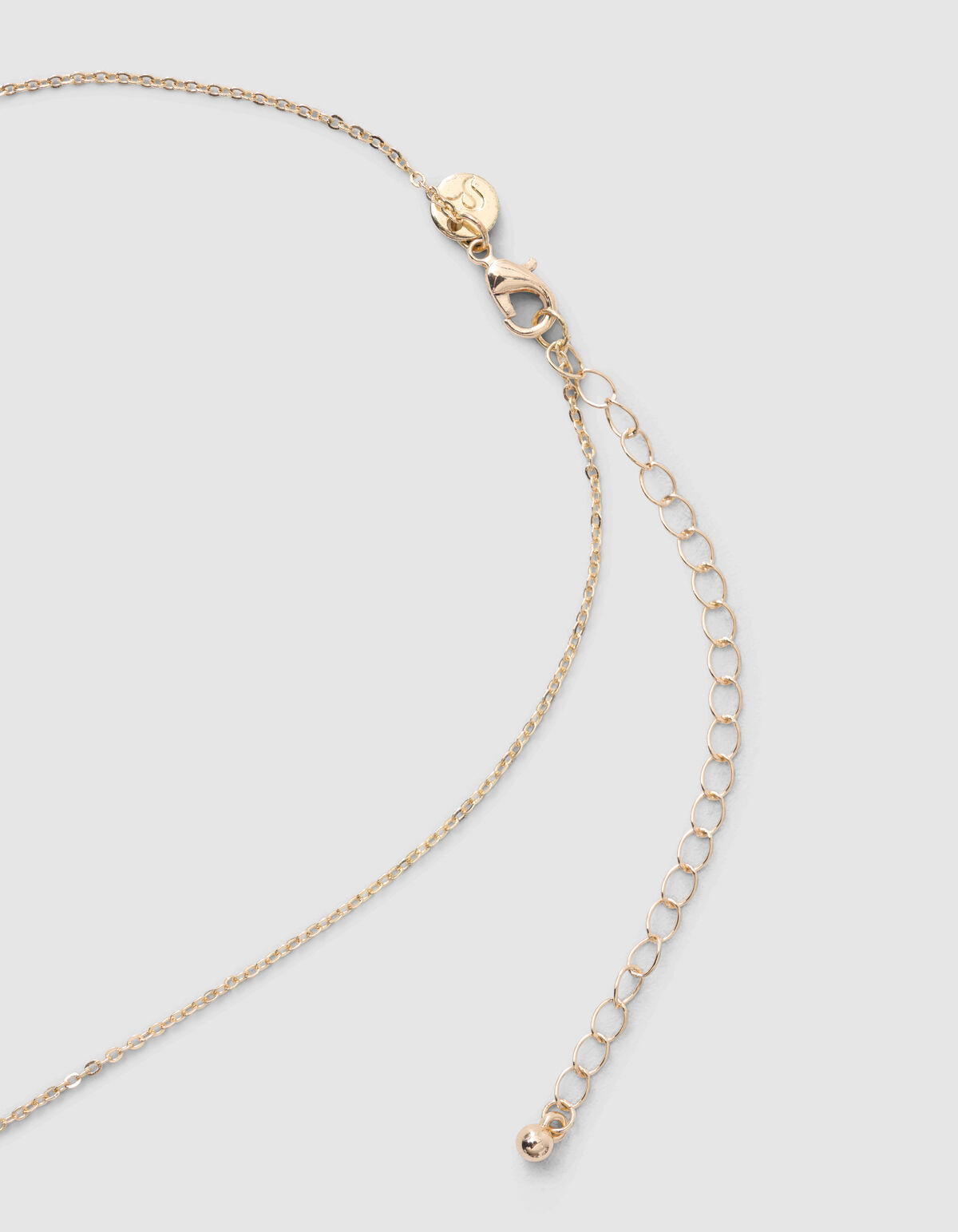 Smiley Charm Ketting Goud SHOEBY ACCESSOIRES