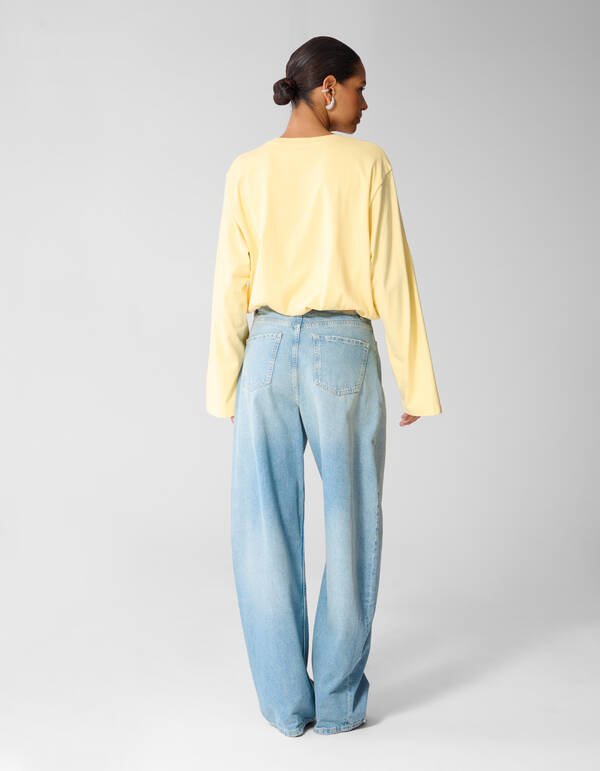 Balloon Longsleeve Geel SHOEBY WOMEN