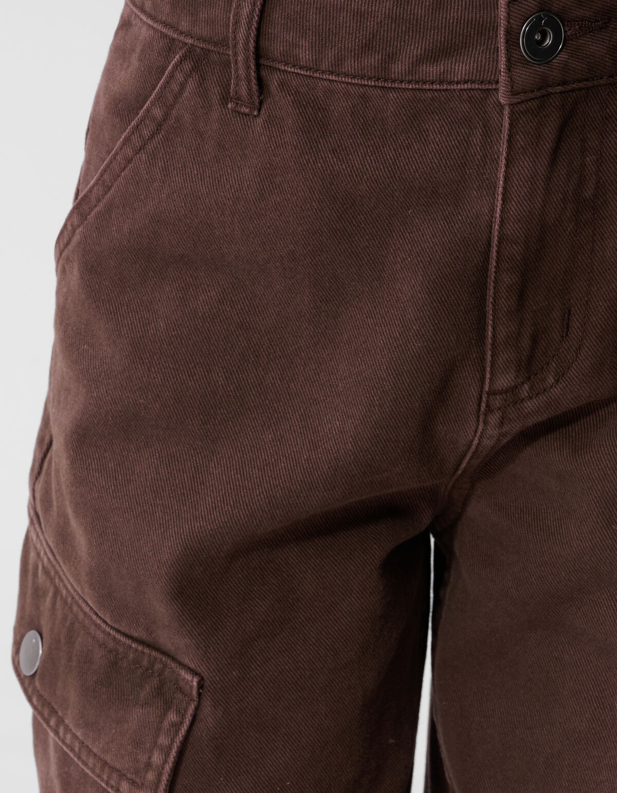 Cargo Balloon Fit Broek Donkerbruin SHOEBY GIRLS