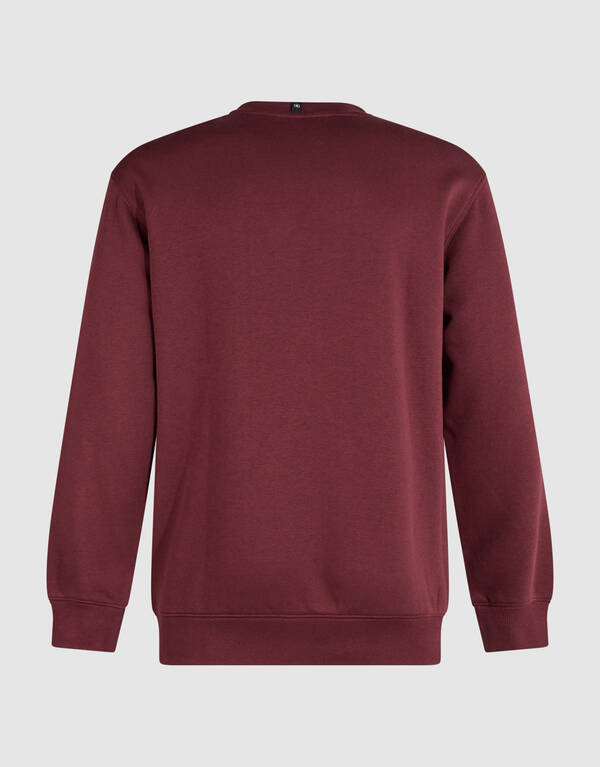 Crewneck Trui Donkerrood SHOEBY MEN