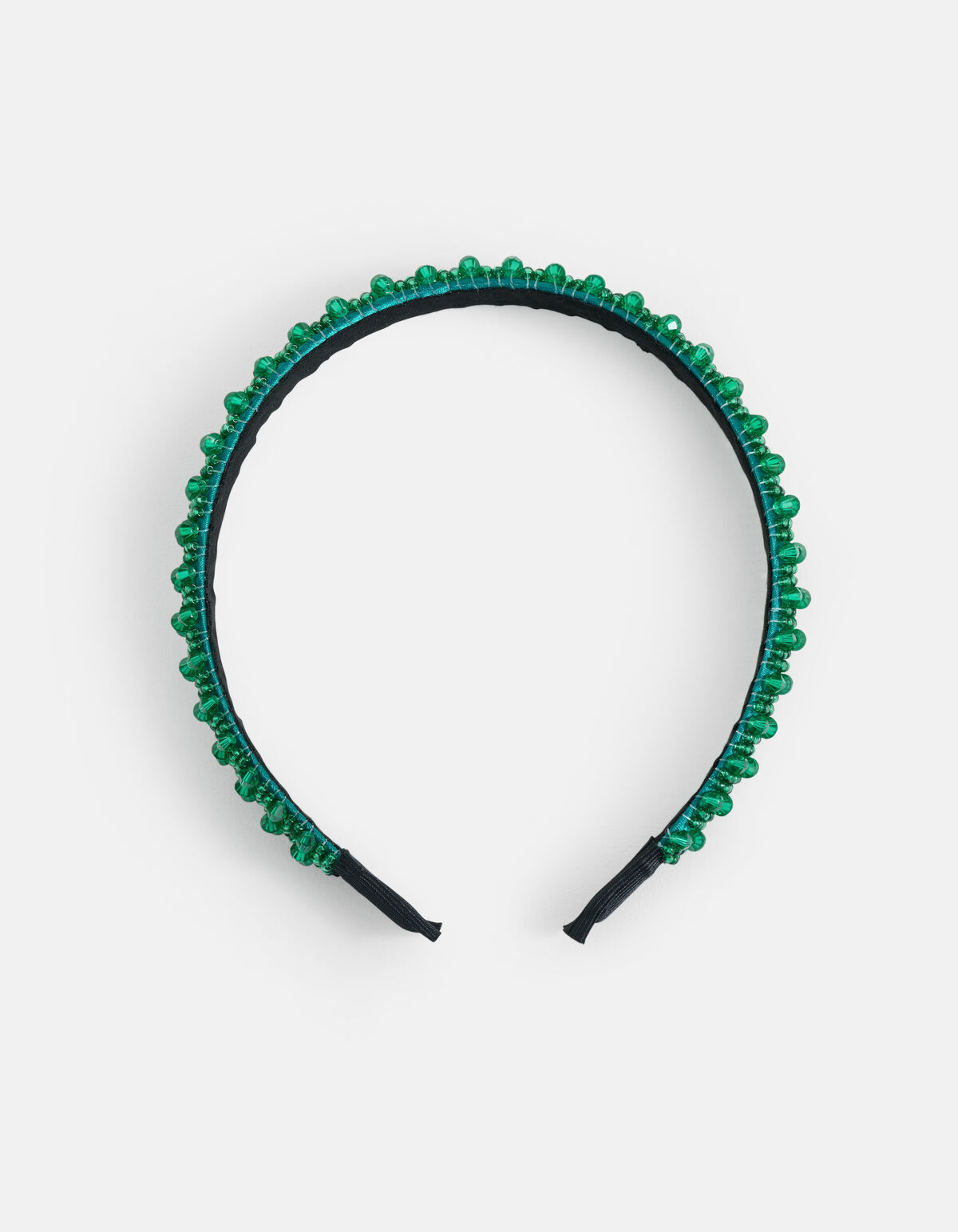 Beaded Haarband Groen SHOEBY ACCESSOIRES