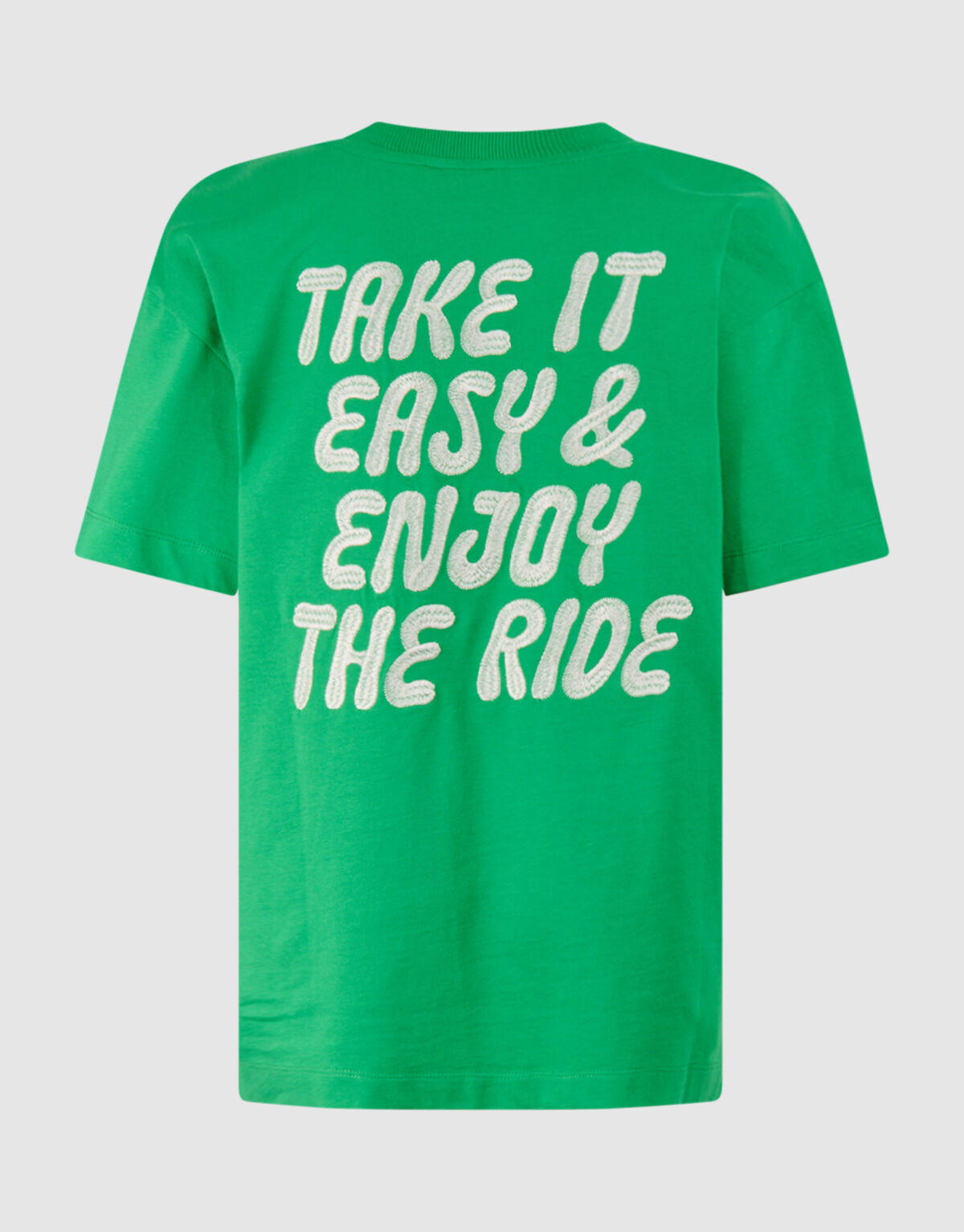 Tekst T-shirt Groen SHOEBY BOYS