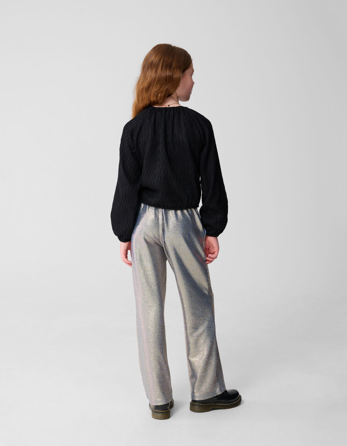 Metallic Broek Blauw SHOEBY GIRLS