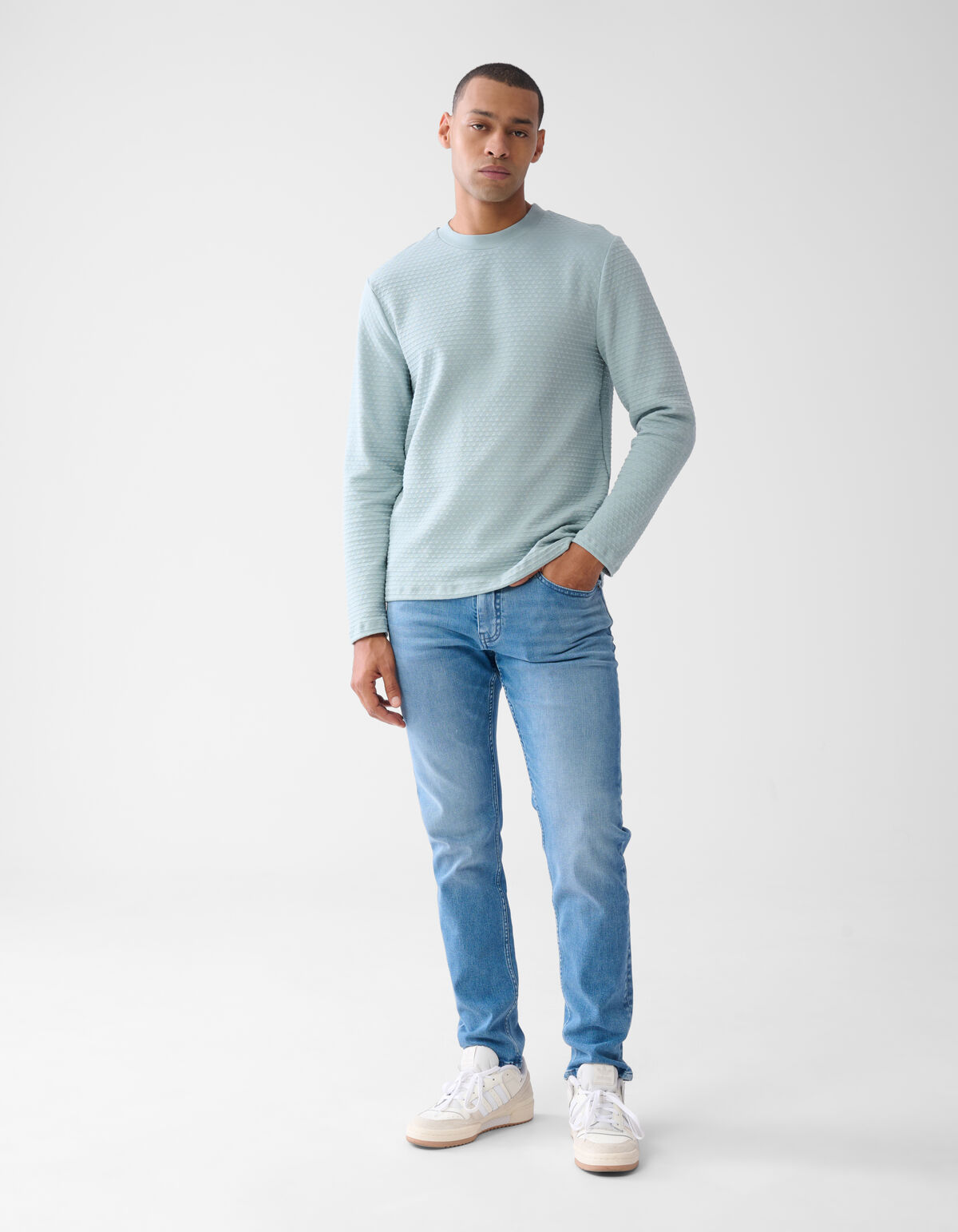 Slim Fit Jog Jeans Mediumstone L32 SHOEBY MEN