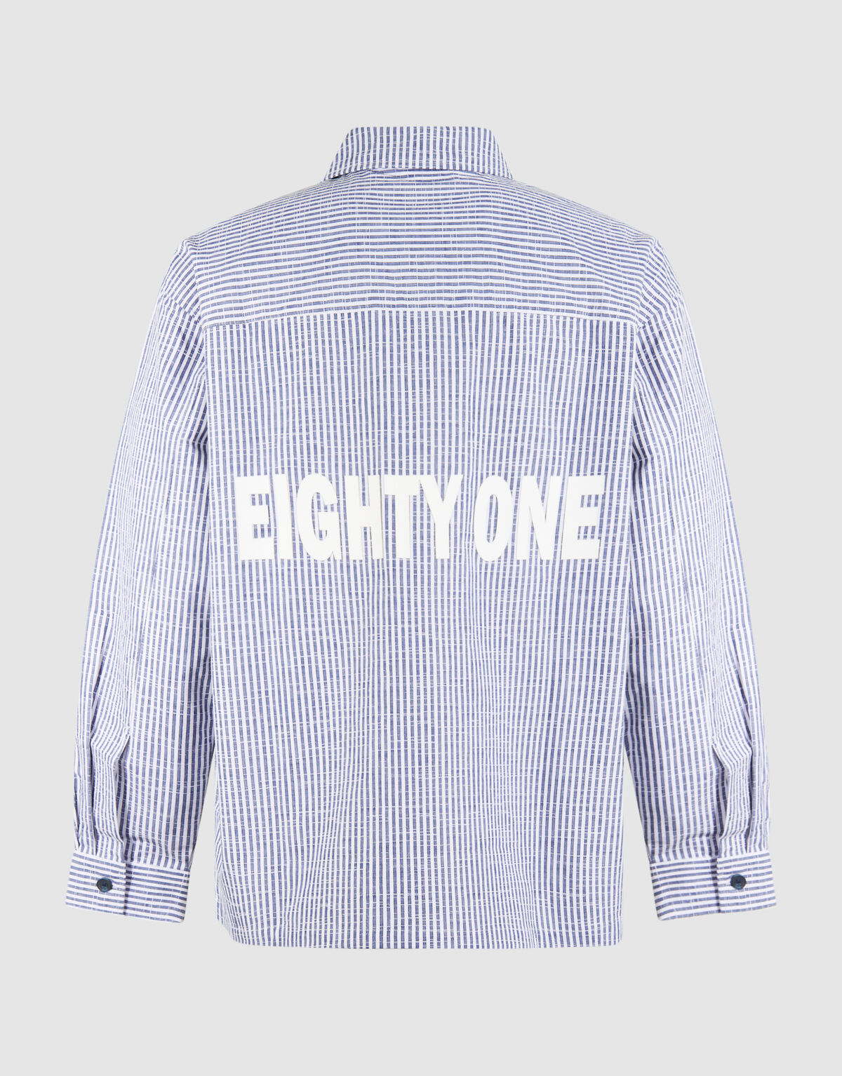 Pinstripe Overshirt Blauw SHOEBY MEN