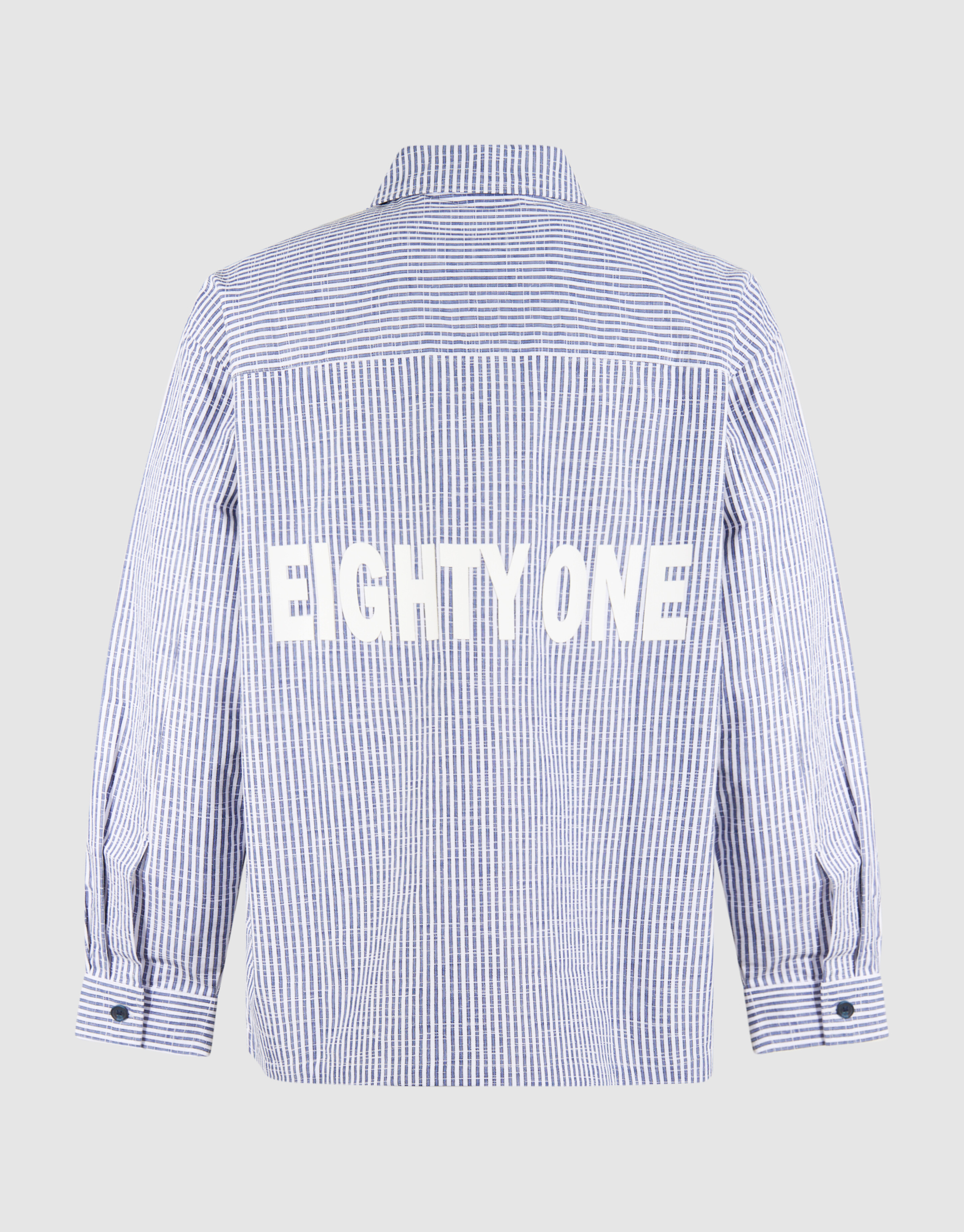 Pinstripe Overshirt Blauw SHOEBY MEN