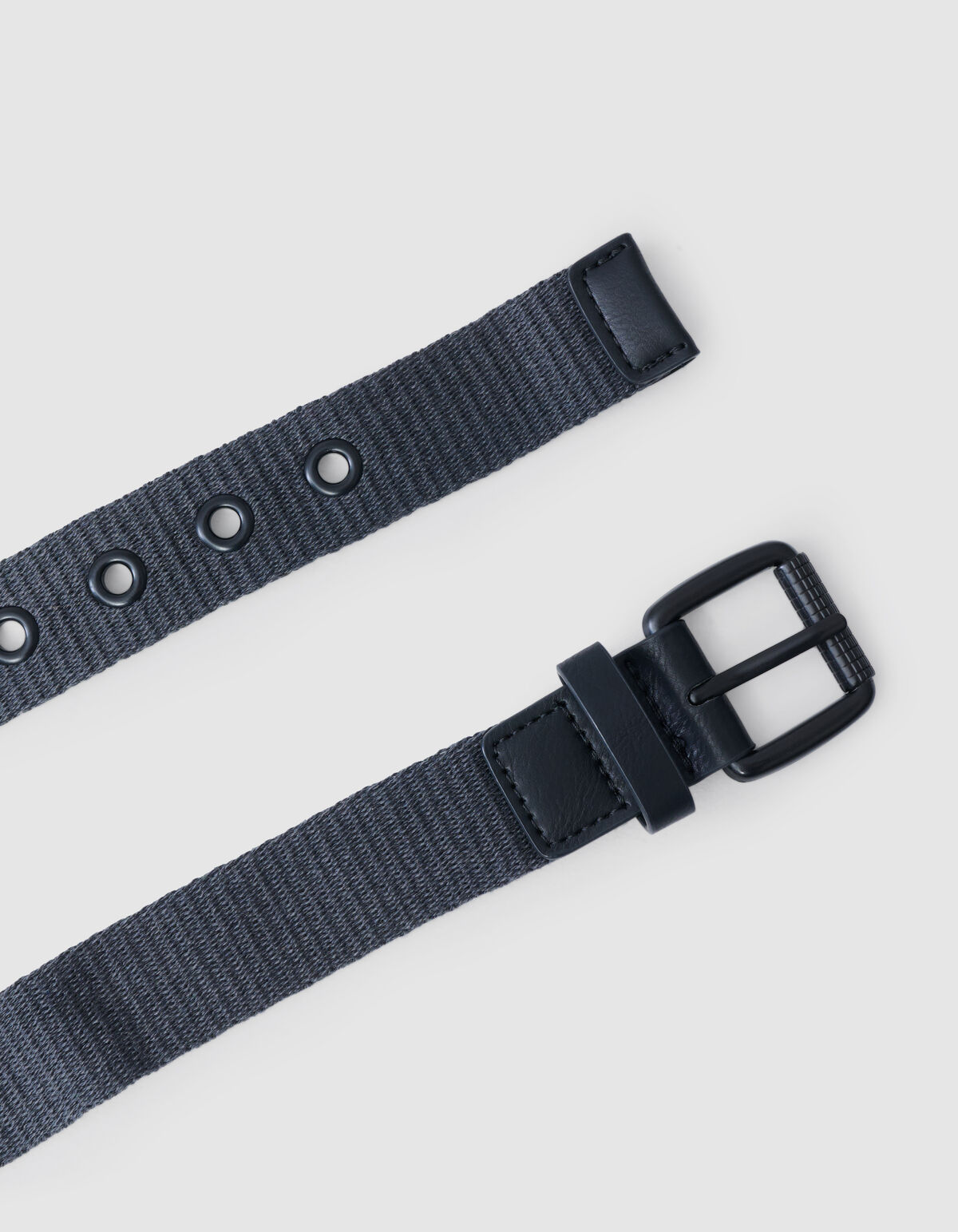 Basis Canvas Riem Donkergrijs SHOEBY ACCESSOIRES