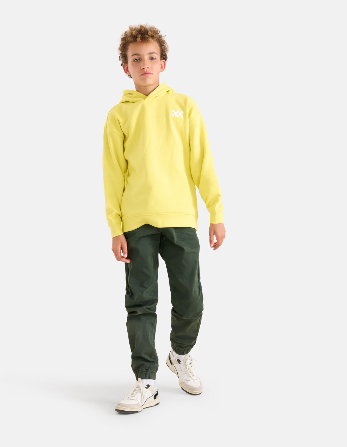 Casual Twill Broek Donkergroen SHOEBY BOYS