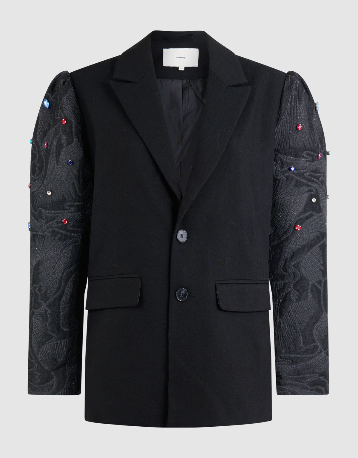 Statement Strass Blazer Zwart SHOEBY WOMEN