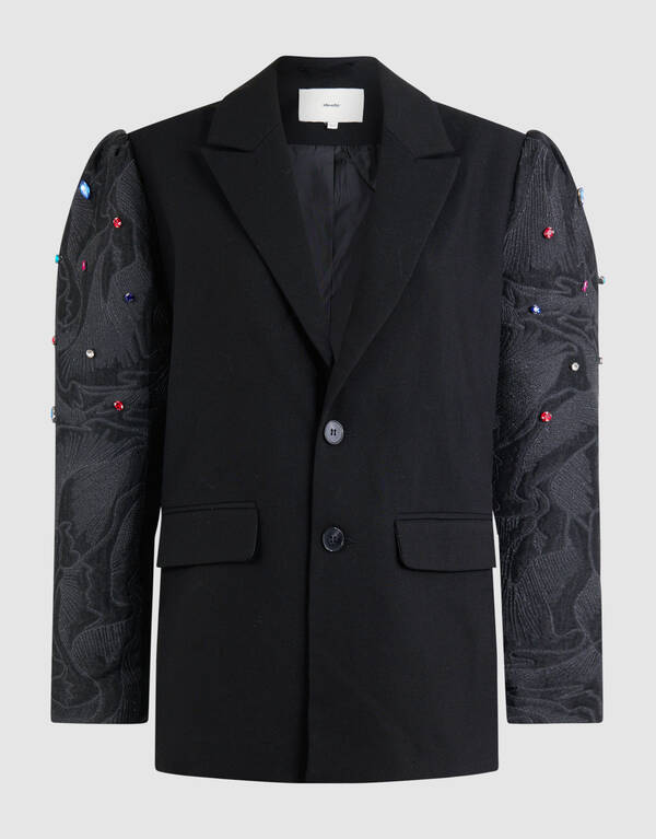Statement Strass Blazer Zwart SHOEBY WOMEN