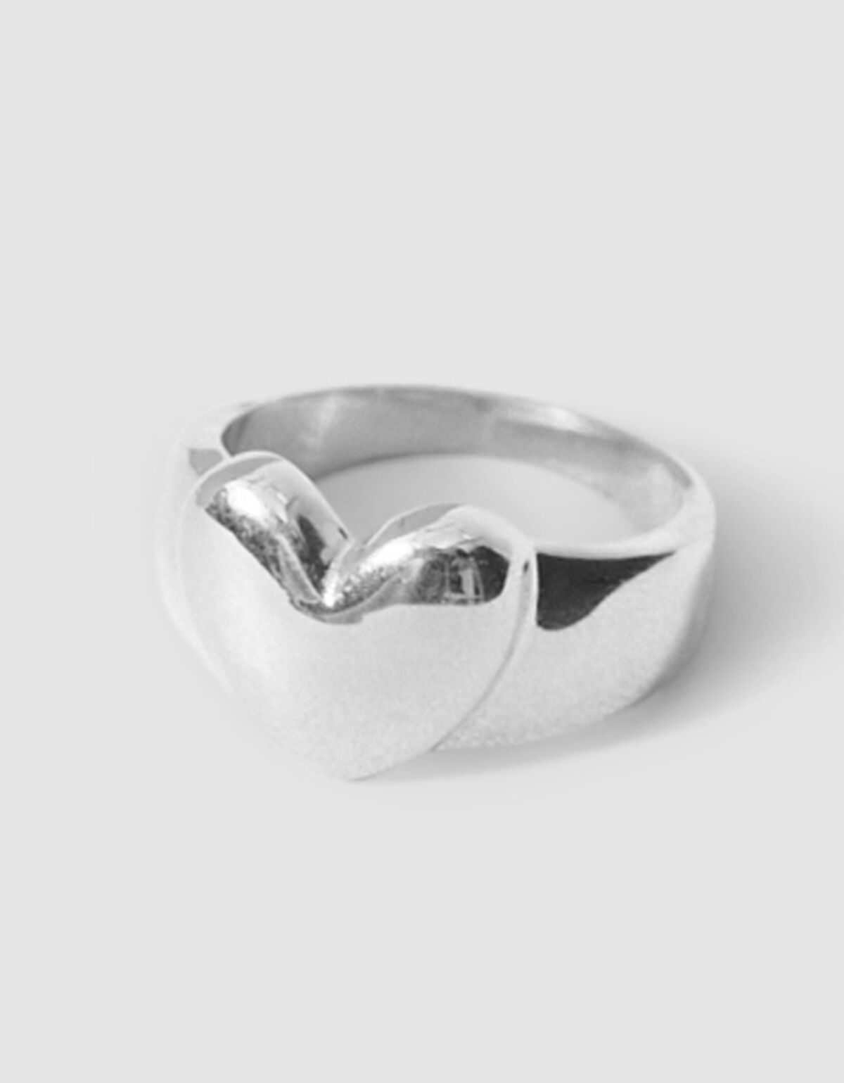 Heart Ring Zilver SHOEBY ACCESSOIRES