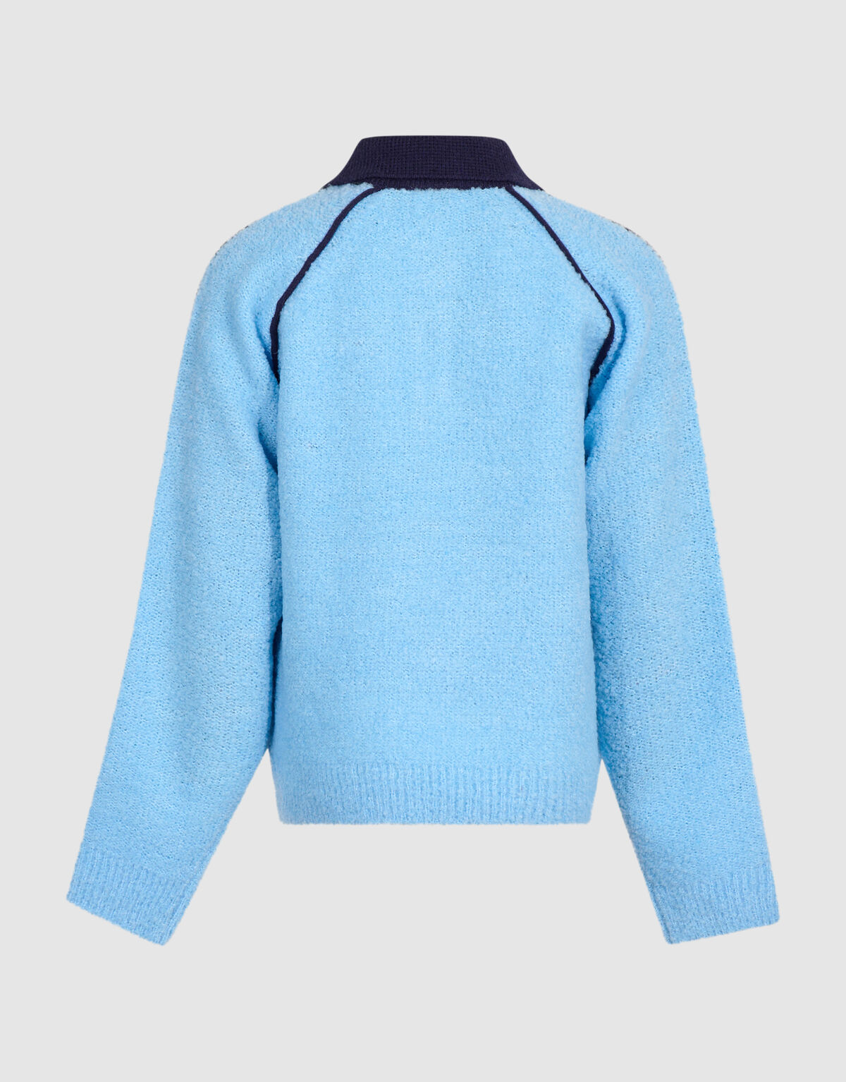 Gebreide Raglan Polo Lichtblauw SHOEBY GIRLS