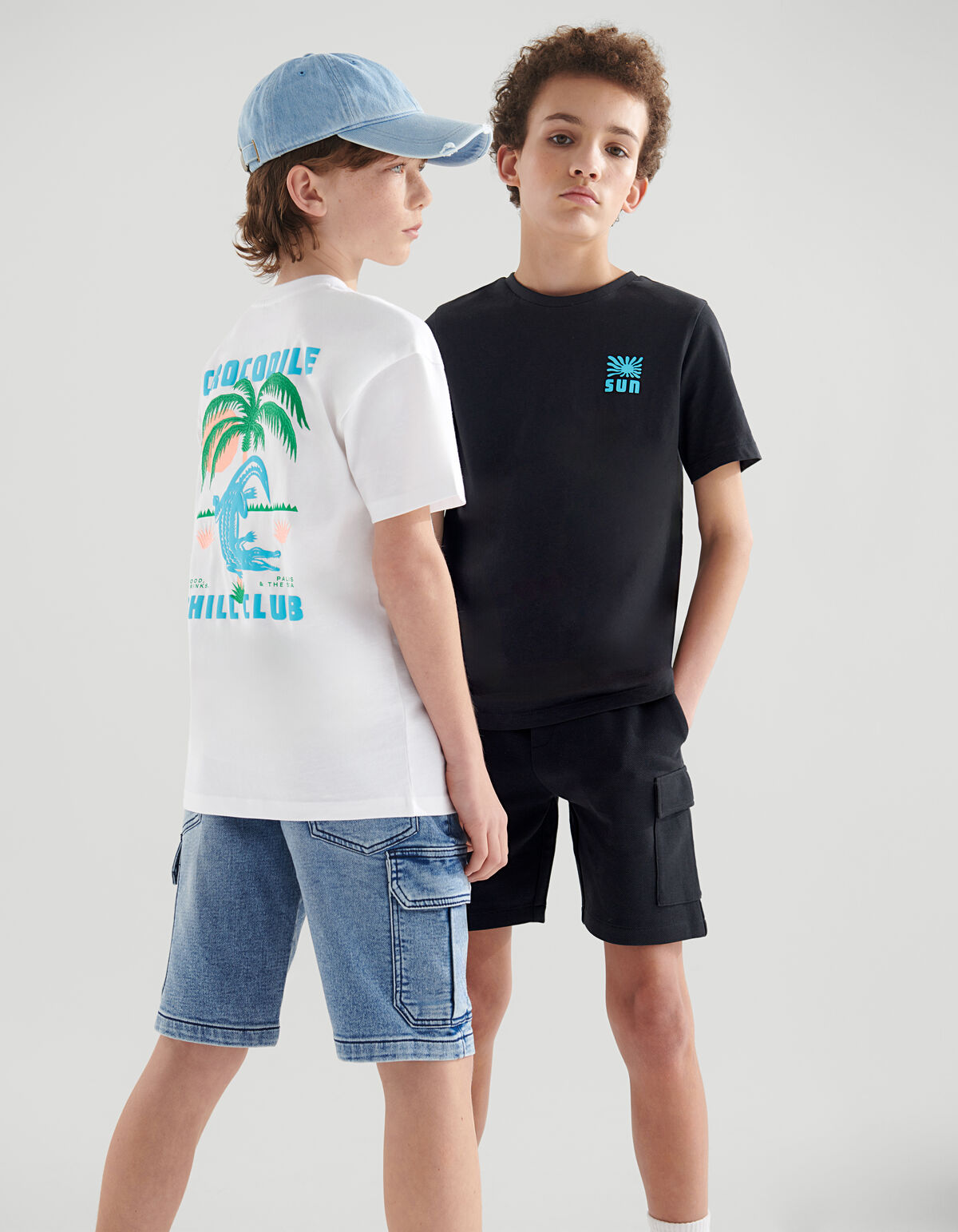 Cargo Jog Short Zwart SHOEBY BOYS