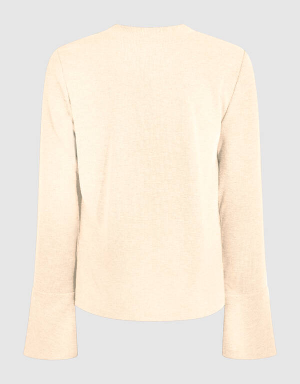 Strass Top Gebroken Wit SHOEBY GIRLS