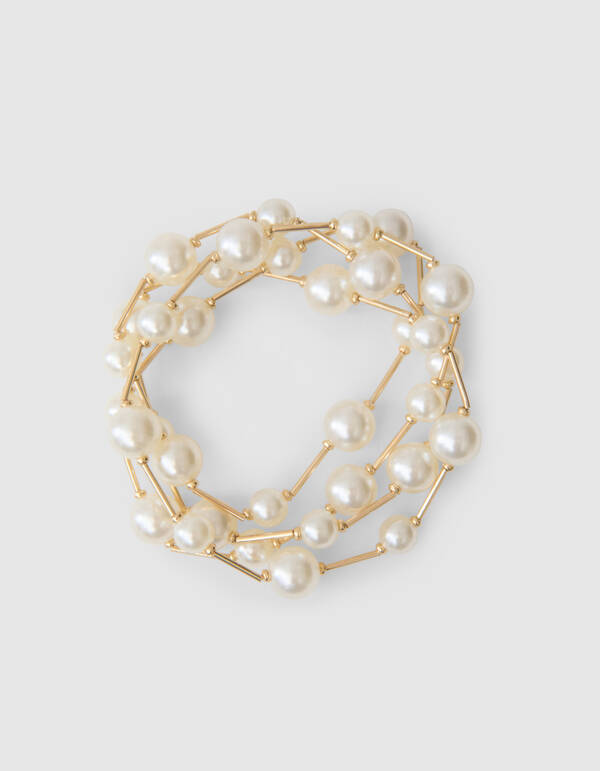 Parel Armband Goud SHOEBY ACCESSOIRES