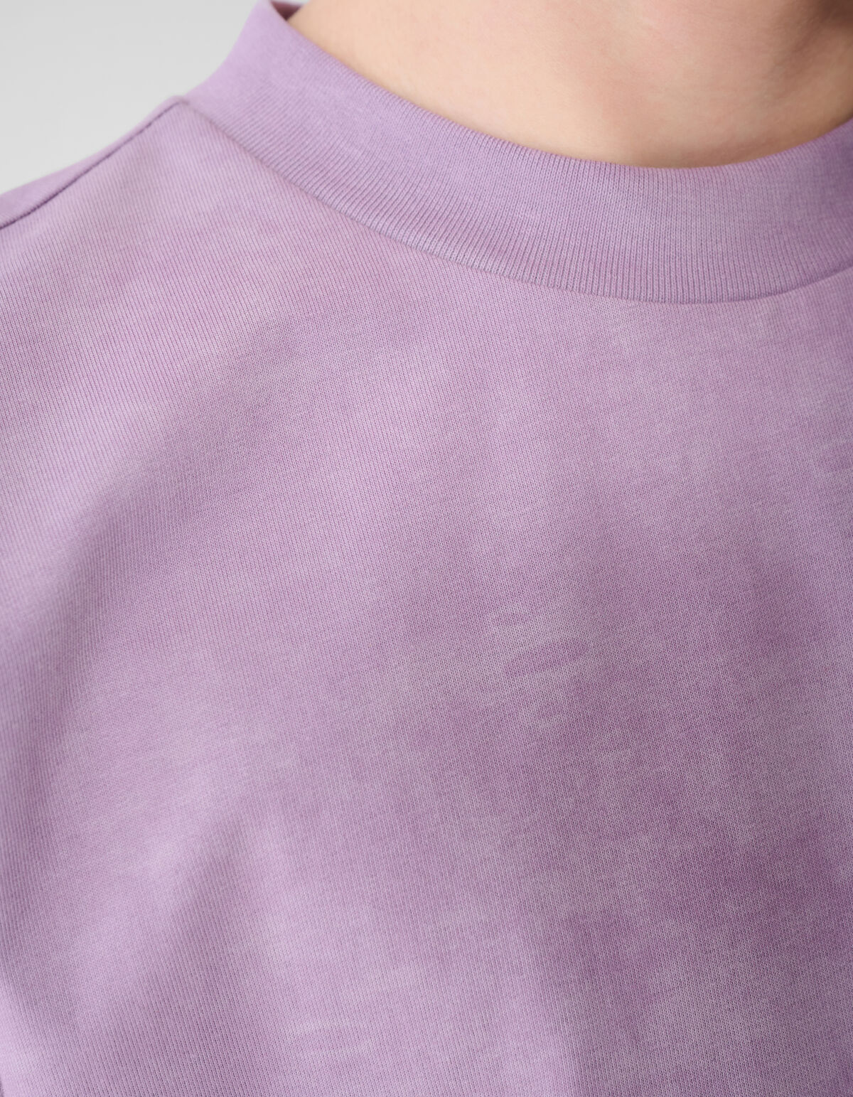 Oversized Washed Label T-shirt Lichtpaars SHOEBY BOYS