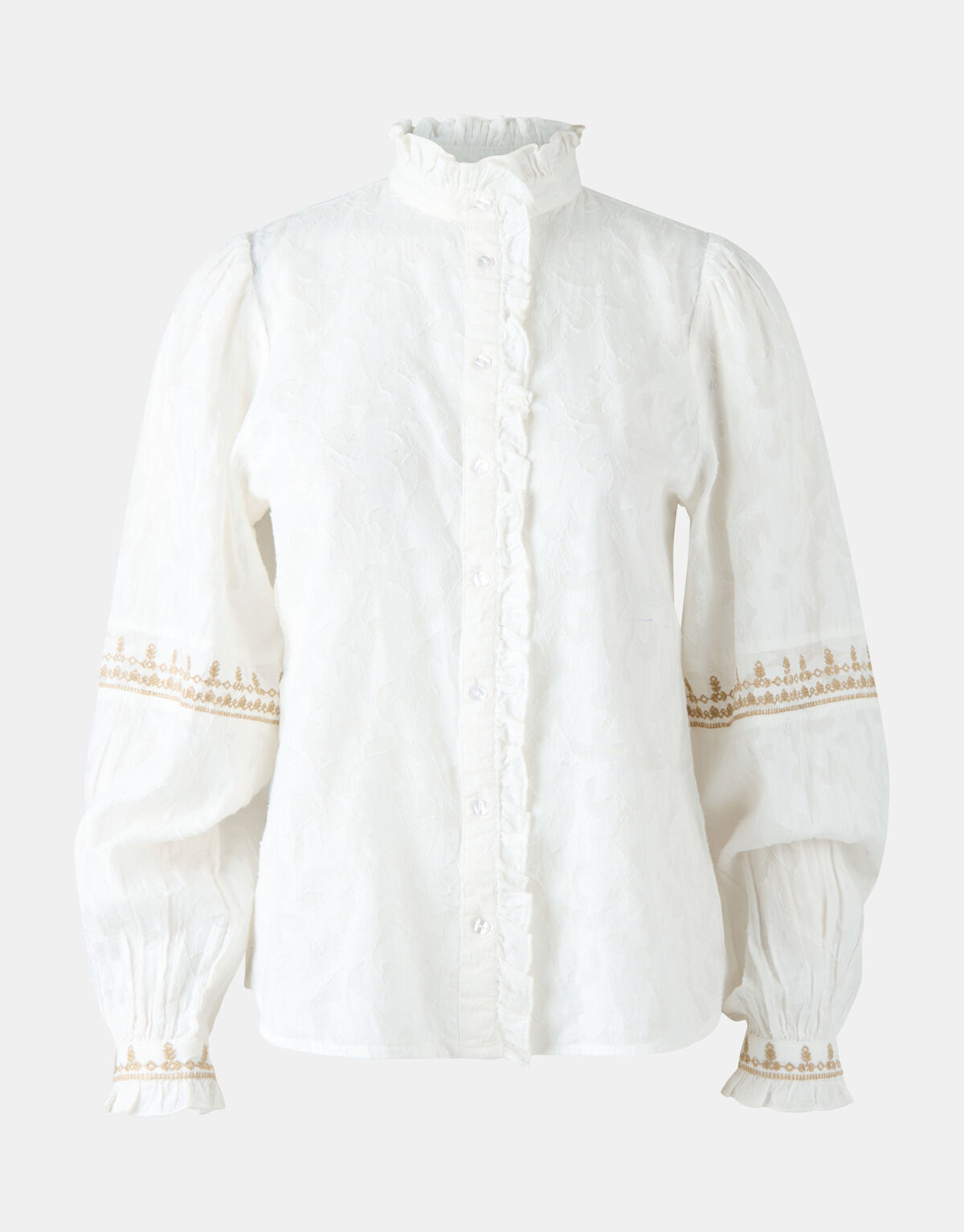 Cotton Jacquard Blouse SHOEBY WOMEN